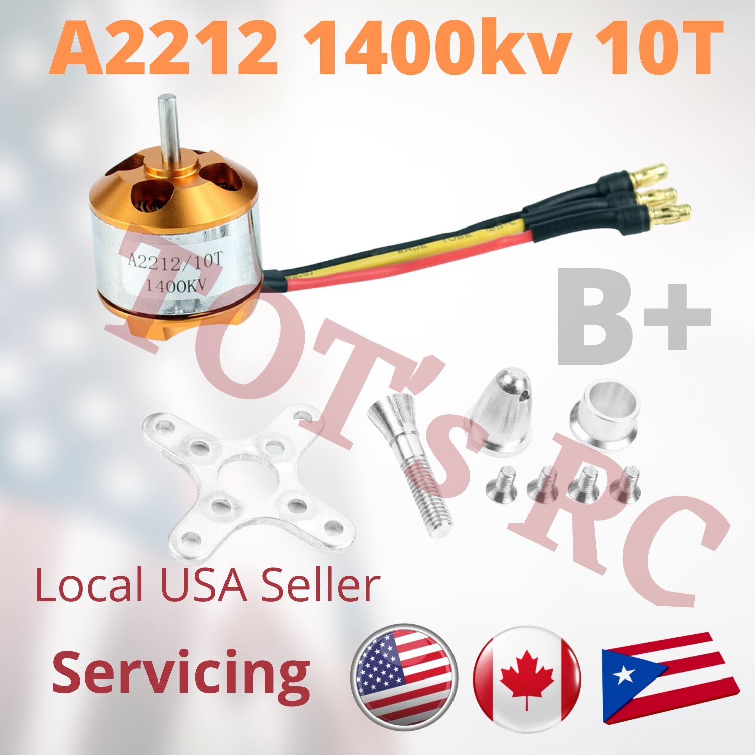 A2212 1000kv 1400kv 2200kv Outrunner Brushless Motor