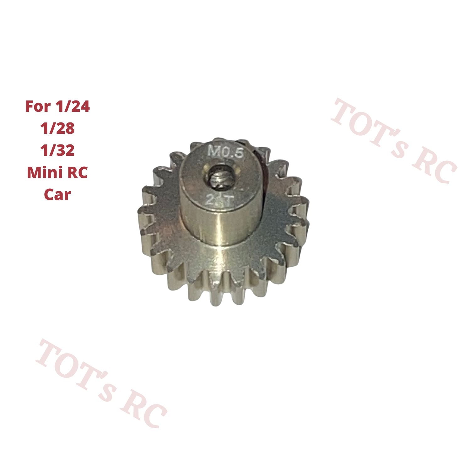 Surpass Hobby Rocket RC Pinion Gear M0.5 13T-25T 2.0MM Shaft For 1410 1525 motor