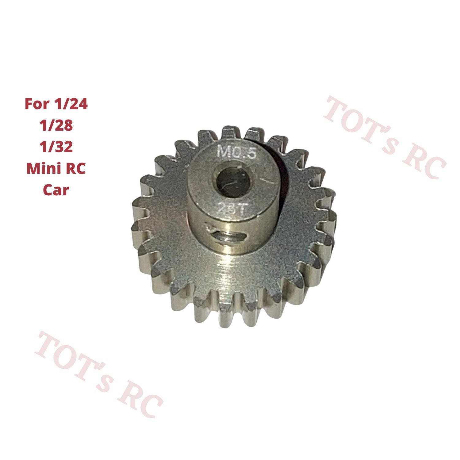 Surpass Hobby Rocket RC Pinion Gear M0.5 13T-25T 2.0MM Shaft For 1410 1525 motor