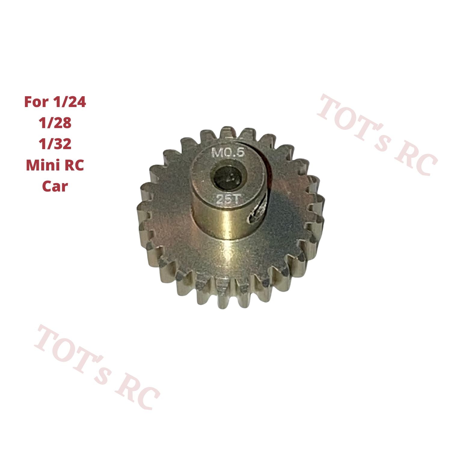 Surpass Hobby Rocket RC Pinion Gear M0.5 13T-25T 2.0MM Shaft For 1410 1525 motor