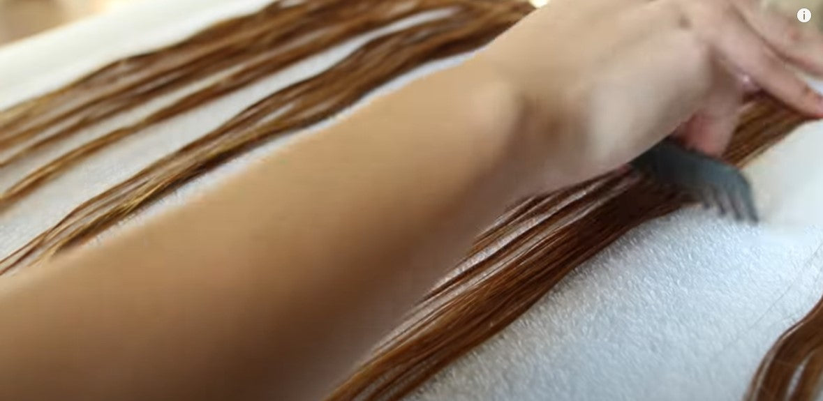 How to Wash Clip-In Hair Extensions