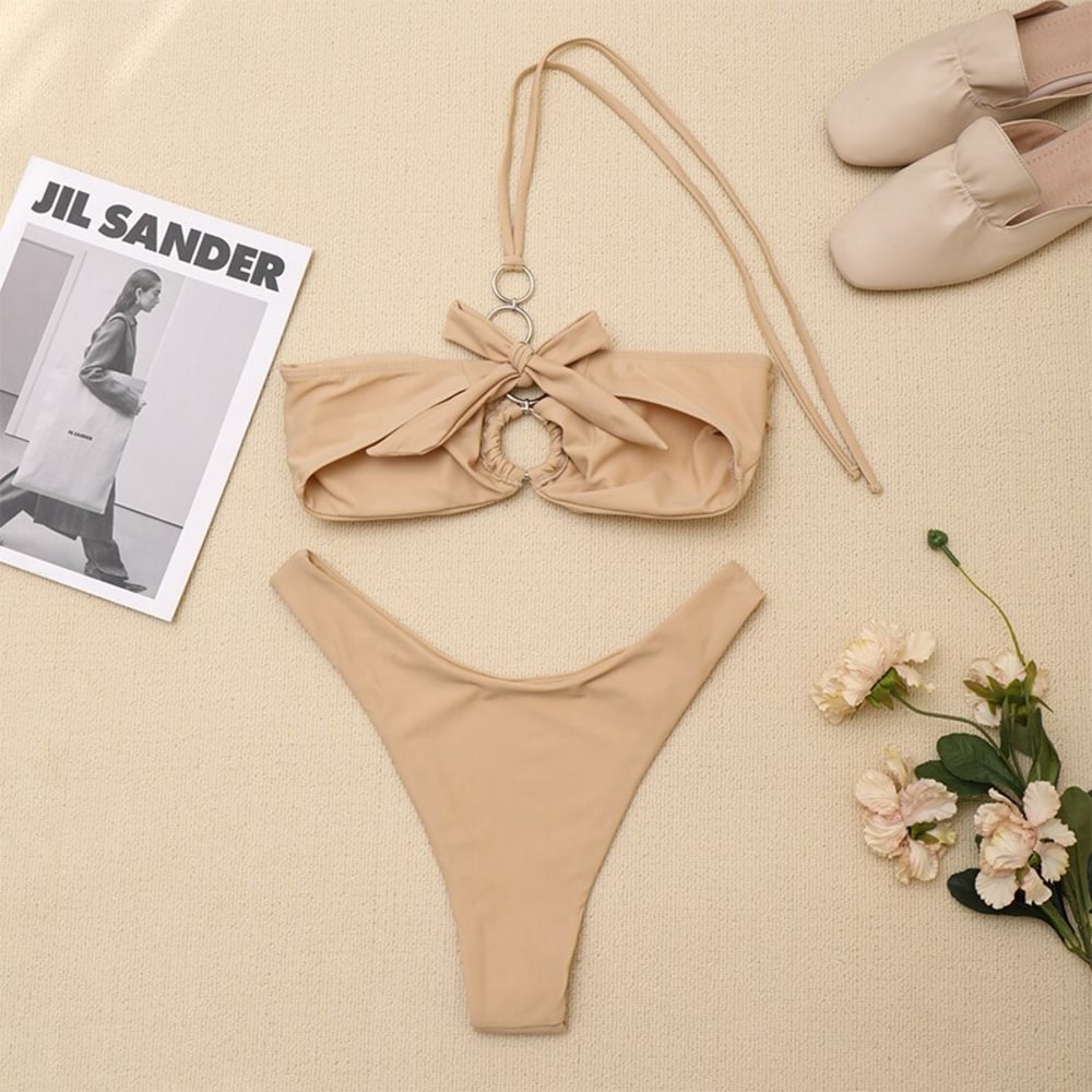 Ring Push up Bikini, Sexy Swimswuit, Bathing Suits Beach Swimwear