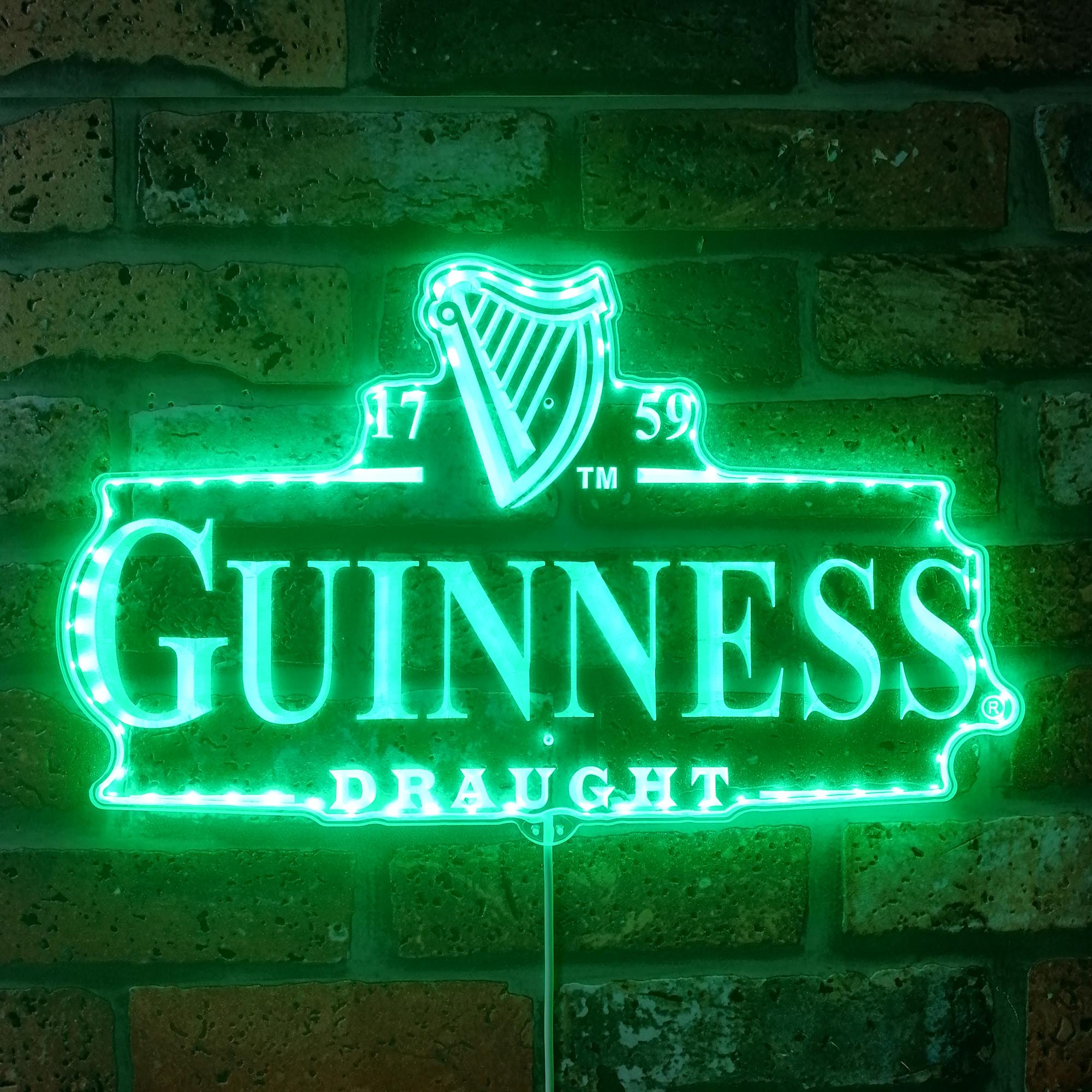 Guinness Draught Dynamic RGB Edge Lit LED Sign