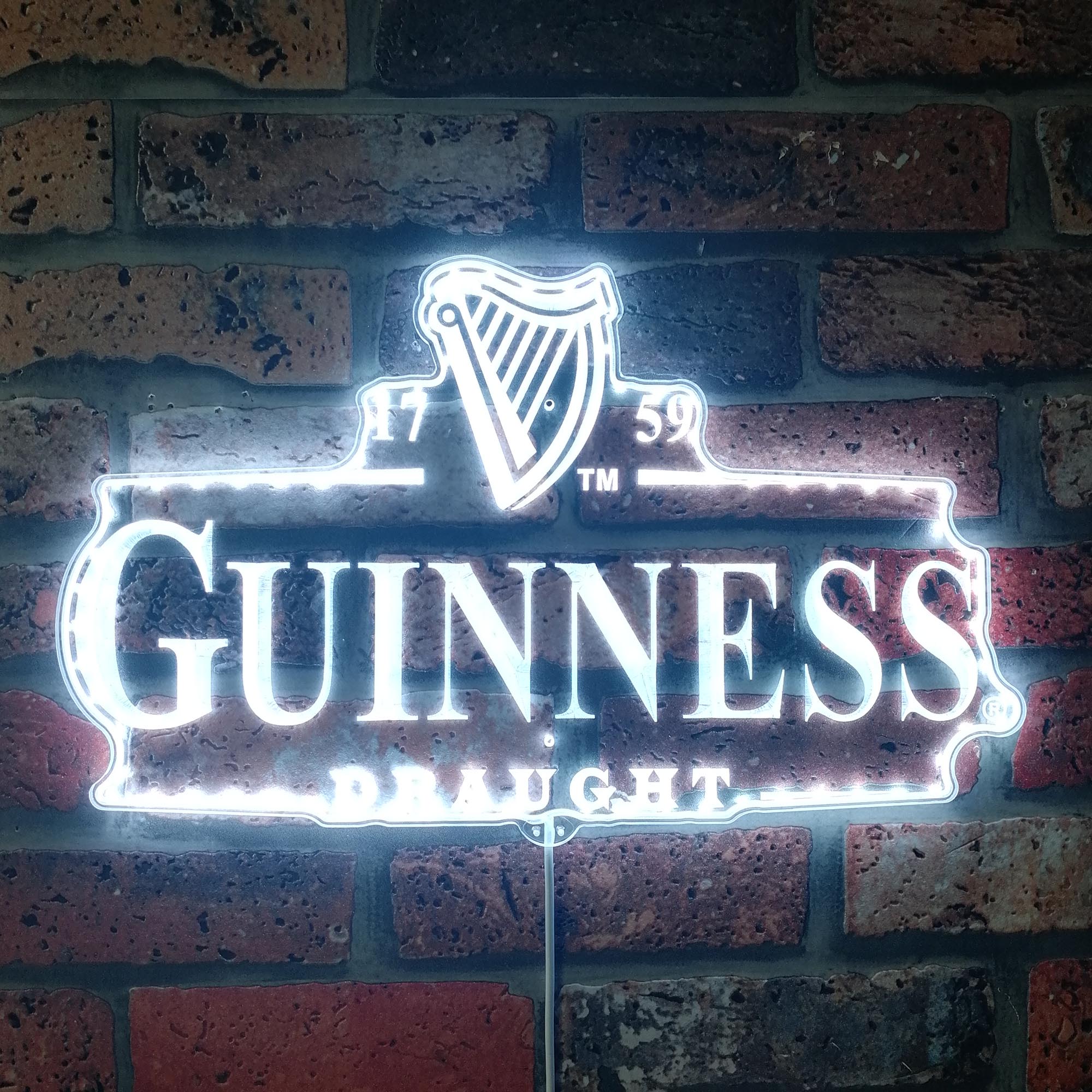 Guinness Draught Dynamic RGB Edge Lit LED Sign