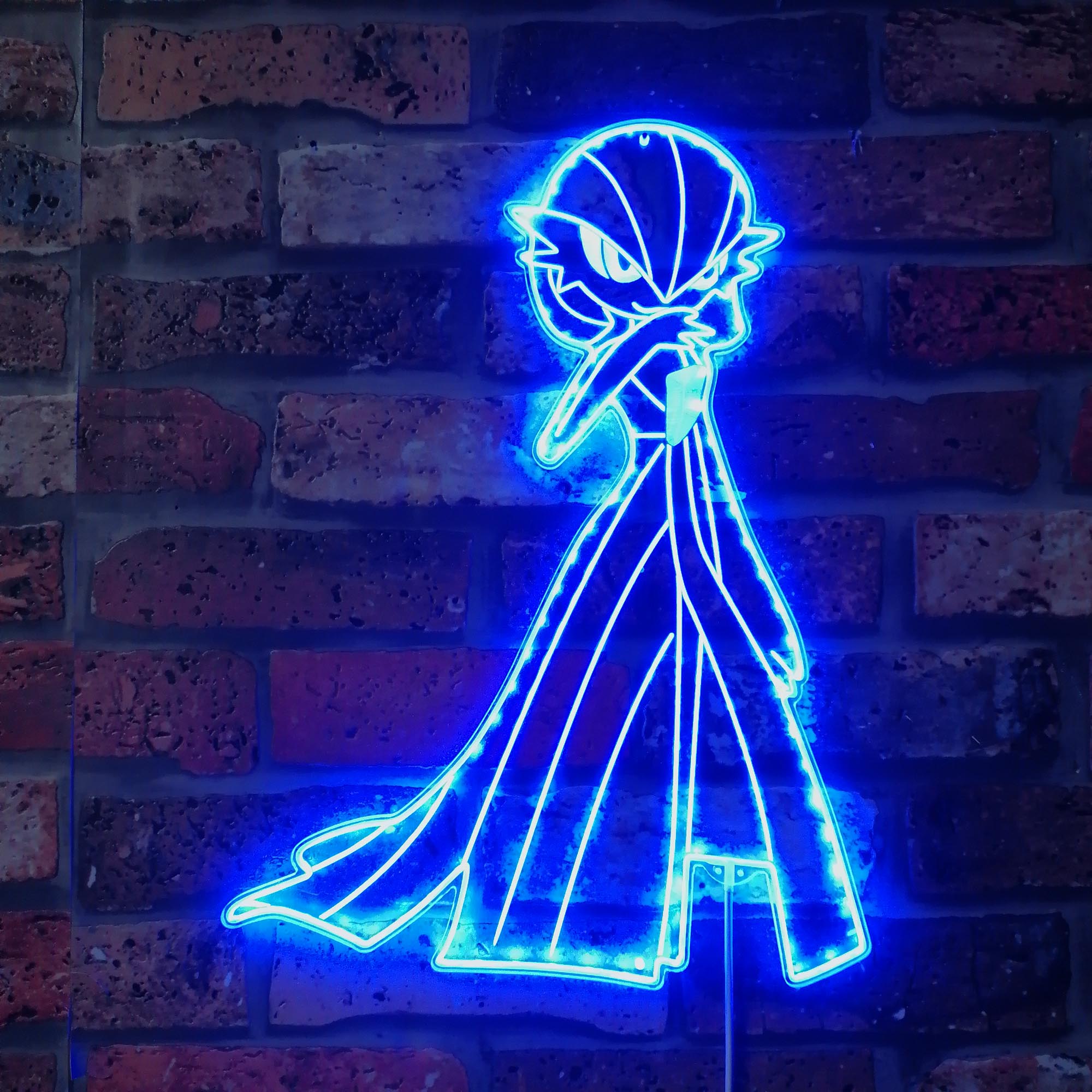 Gardevoir Pokemon Dynamic RGB Edge Lit LED Sign