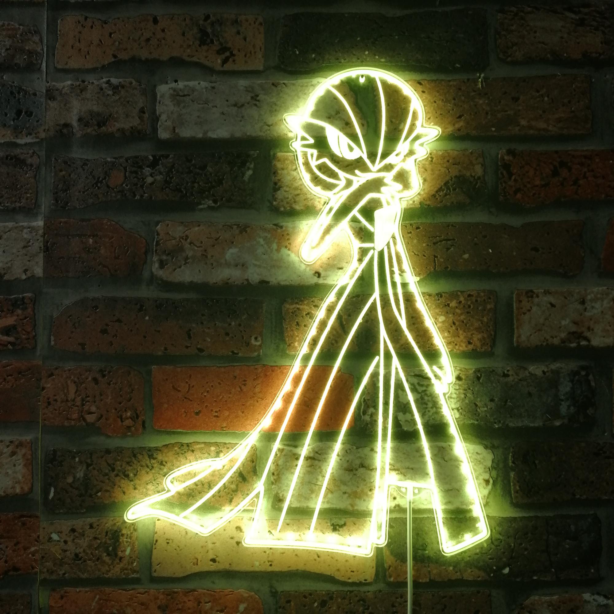 Gardevoir Pokemon Dynamic RGB Edge Lit LED Sign