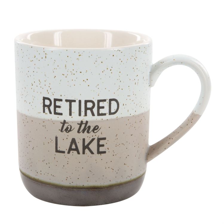 Retired to the Lake Mug, 15oz.