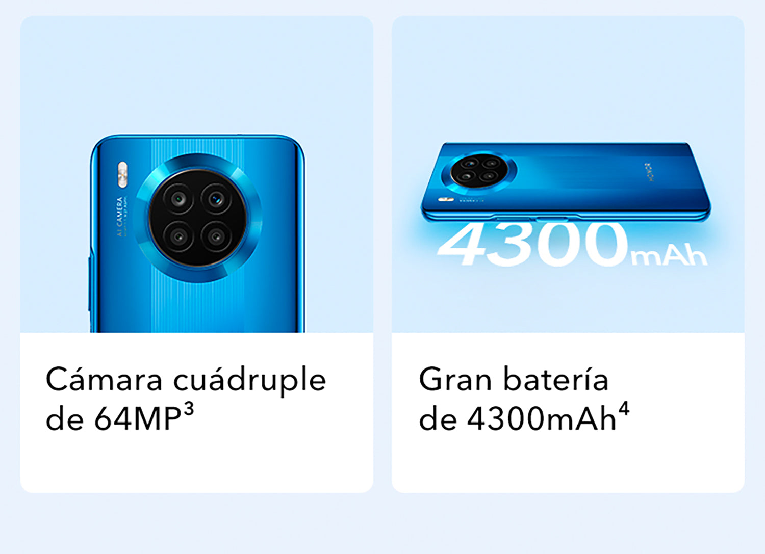 HONOR 50 Lite Cámara de 64MP, SuperCharge de 66W