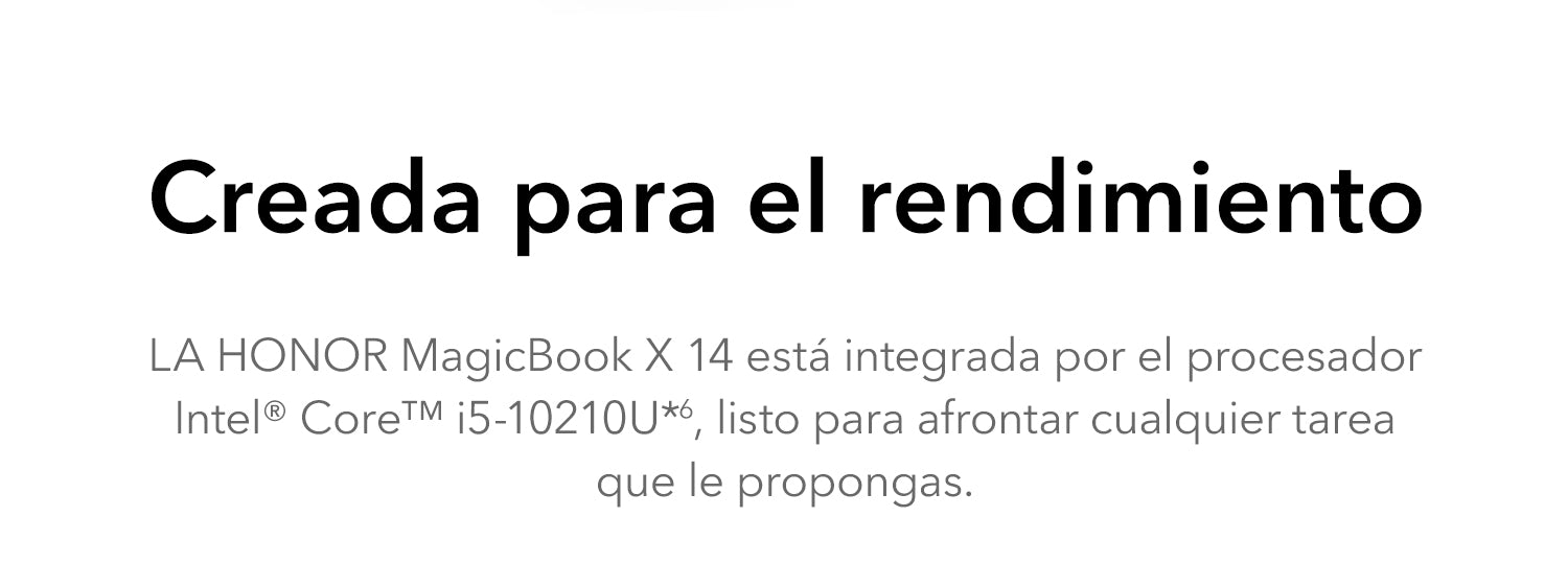 HONOR MagicBook X 14 Intel® Core™ i5-10210U, Windows 10 Home (8GB+512GB) Gris espacial