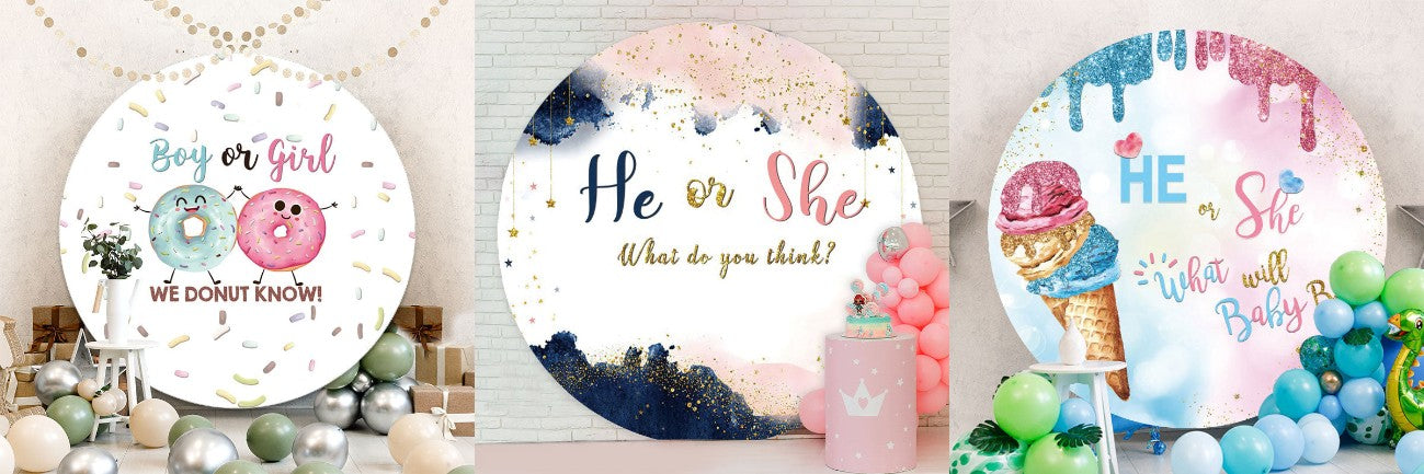 Is It A Boy Or A Girl, Use The Gender Reveal Backdrop To Reveal The Secret