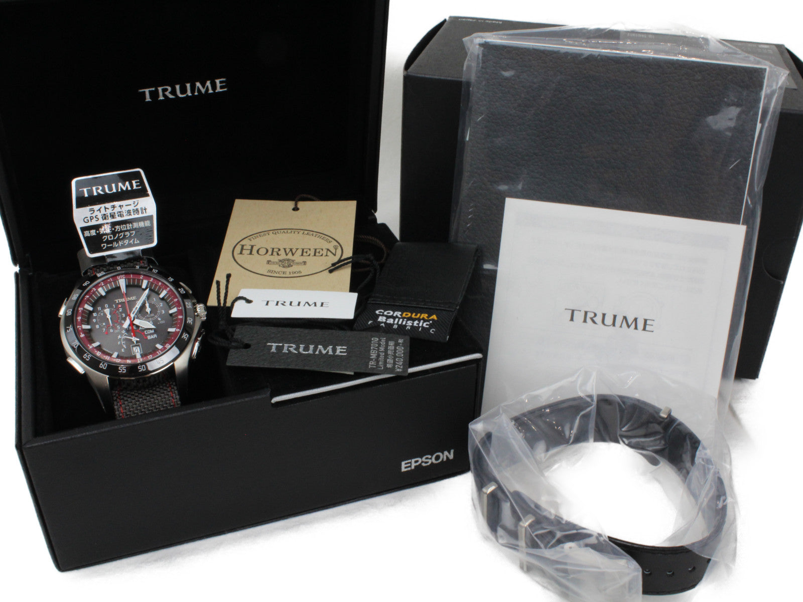 EPSON TRUME MB7010 Solar Titanium Chronograph Limited