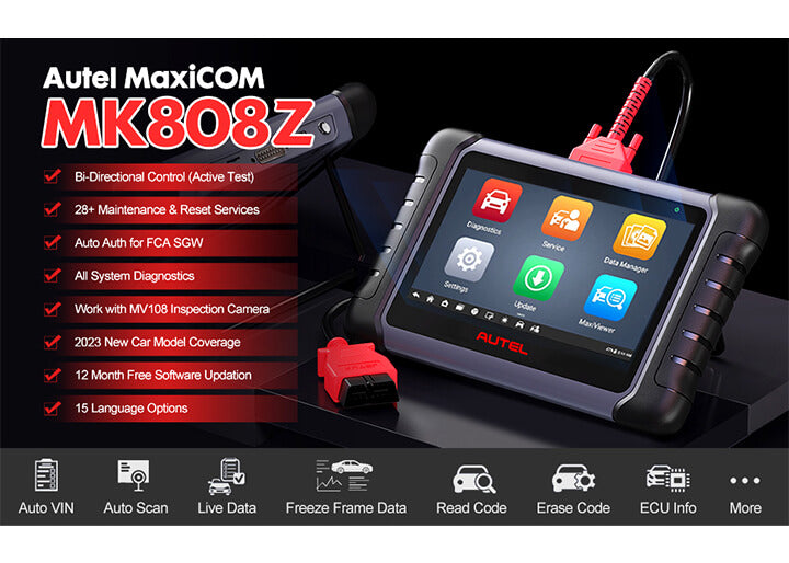 Autel MK808 Z come with 28+service