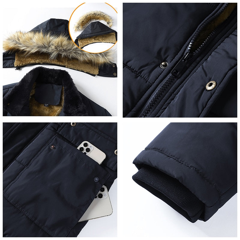 Thick Windproof Parka