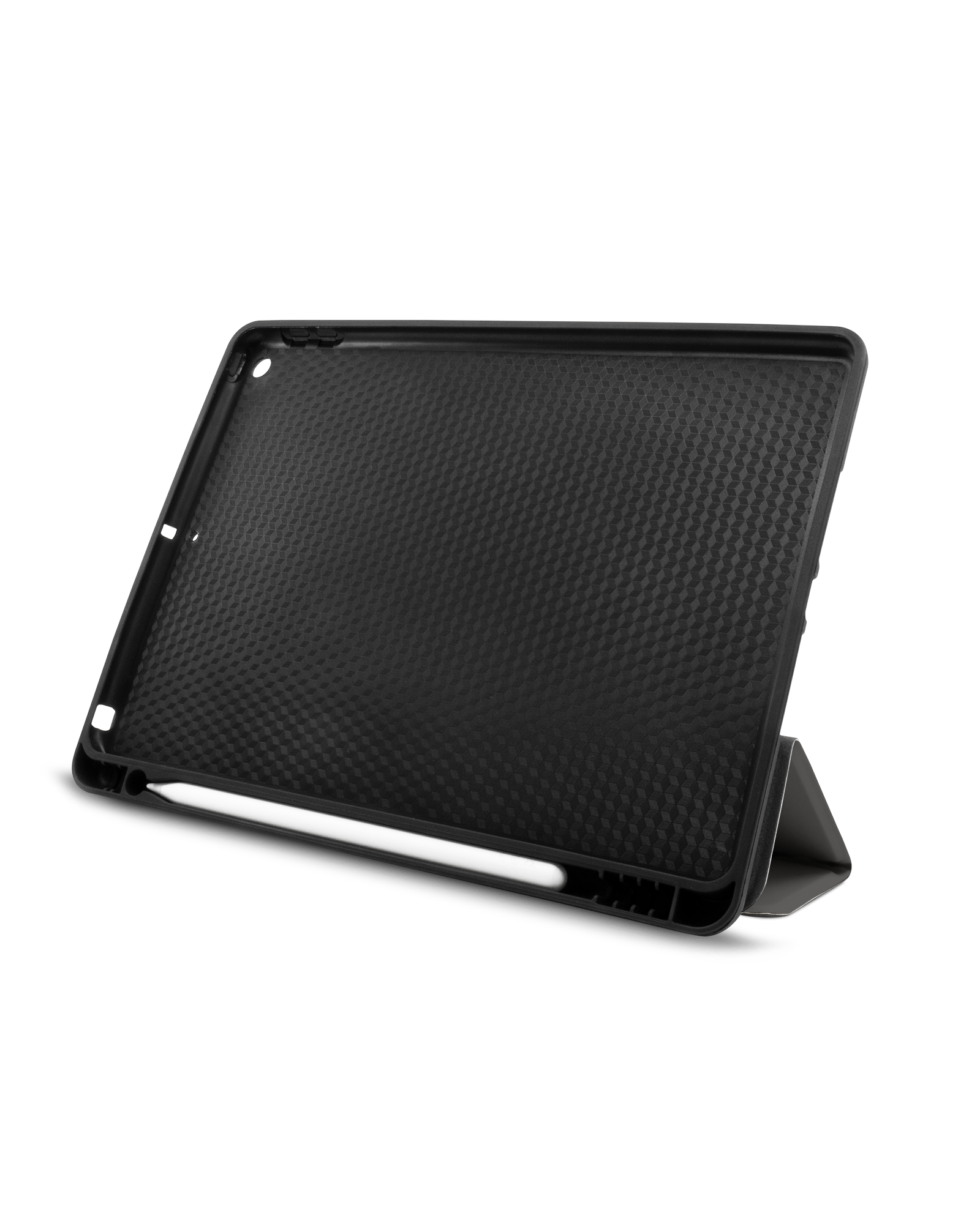 SPACE GREY iPad Case with Pencil Holder Apple iPad (9th Generation), Apple iPad (8th Generation), Apple iPad (7th Generation)