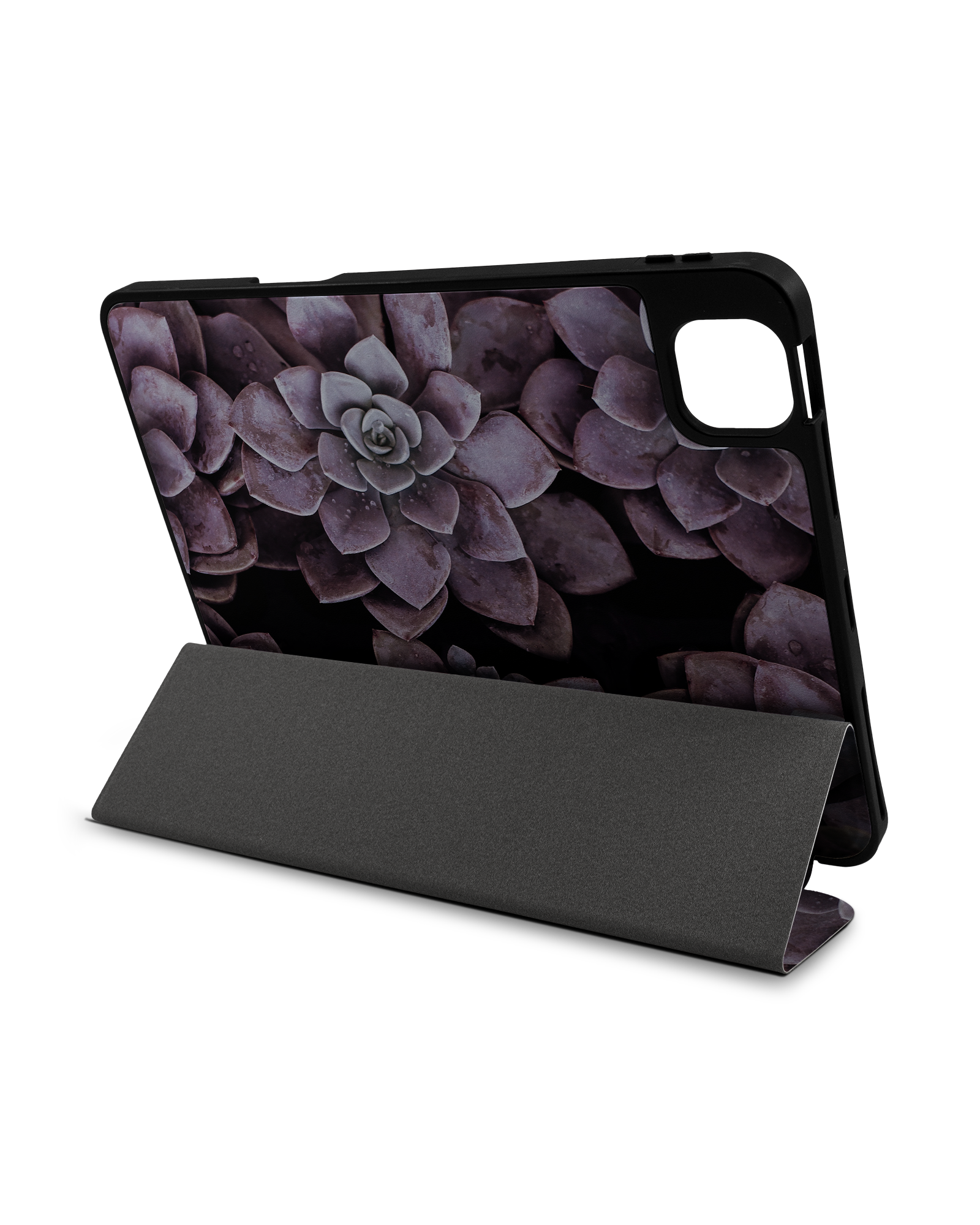 Purple Succulents iPad Case with Pencil Holder Apple iPad Pro (11