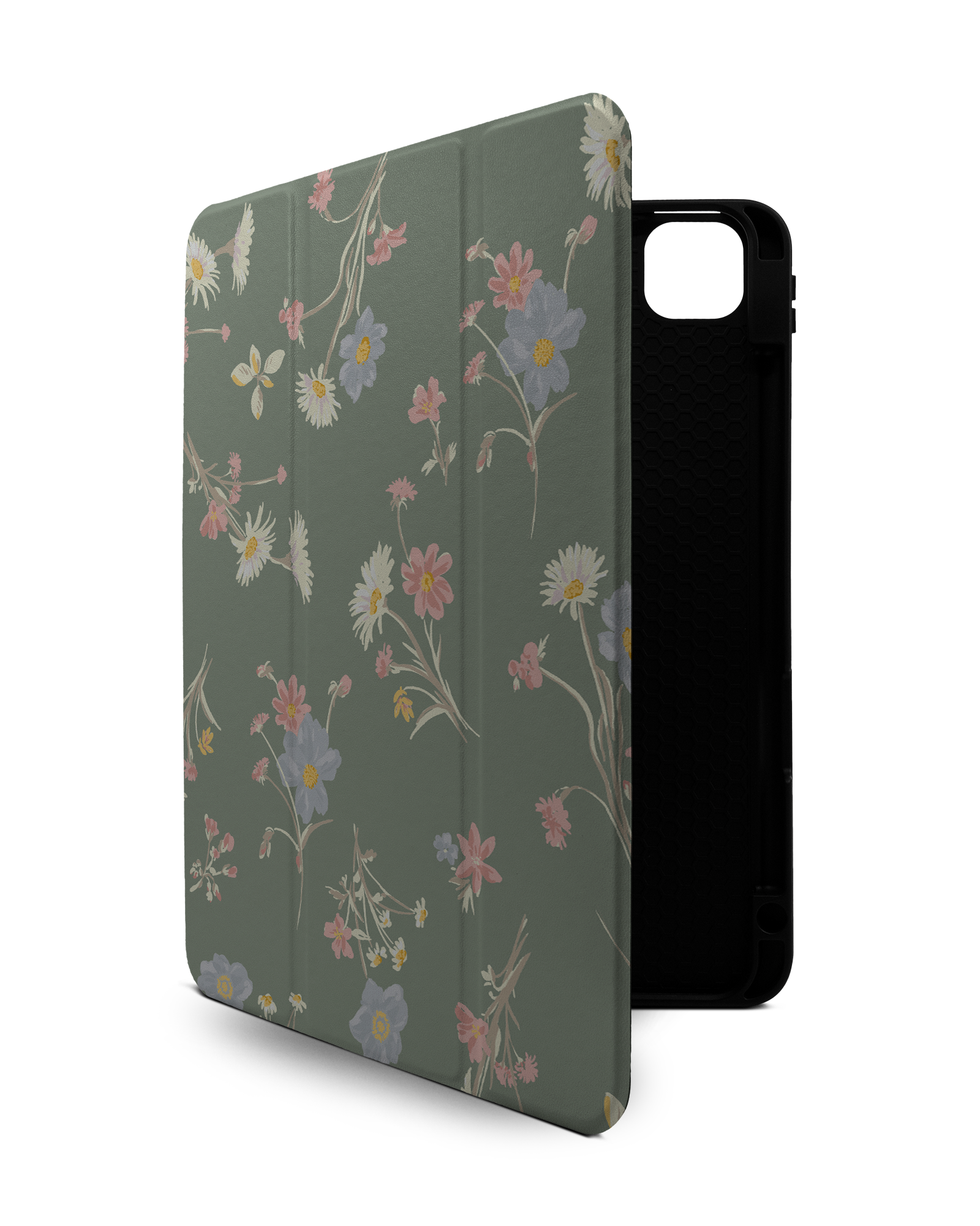 Wild Flower Sprigs iPad Case with Pencil Holder Apple iPad Pro (11