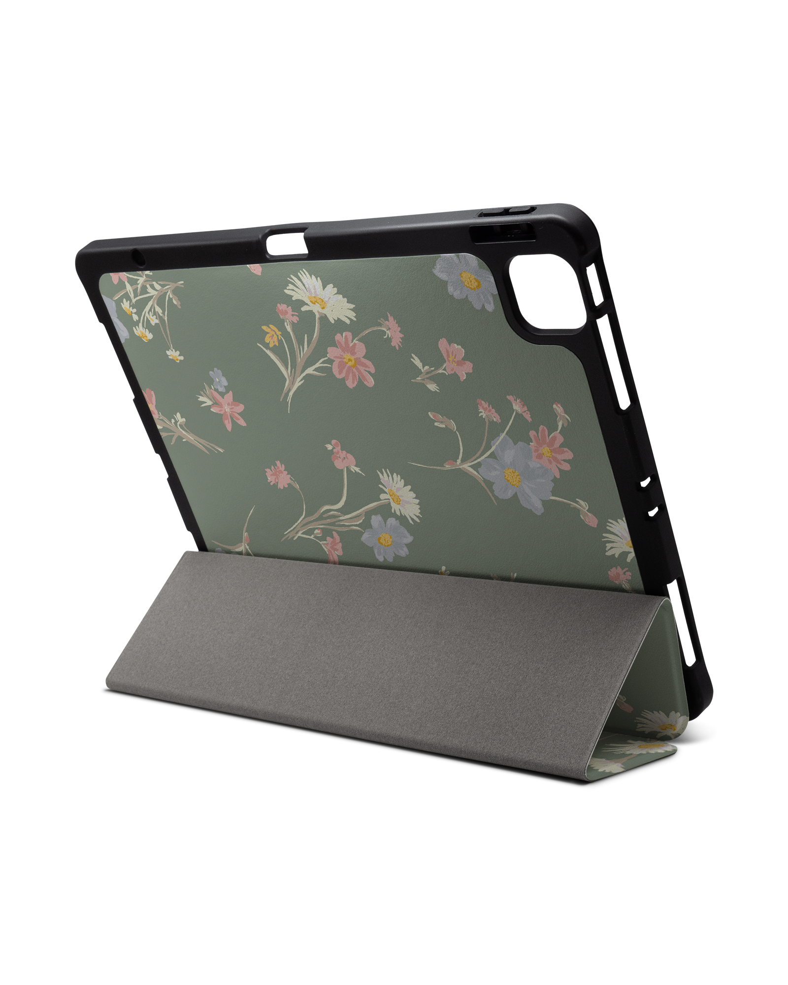 Wild Flower Sprigs iPad Case with Pencil Holder Apple iPad Pro (12.9