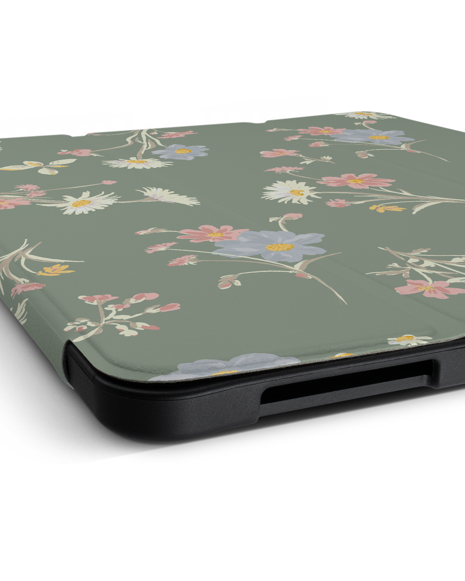 Wild Flower Sprigs iPad Case with Pencil Holder Apple iPad Pro (12.9