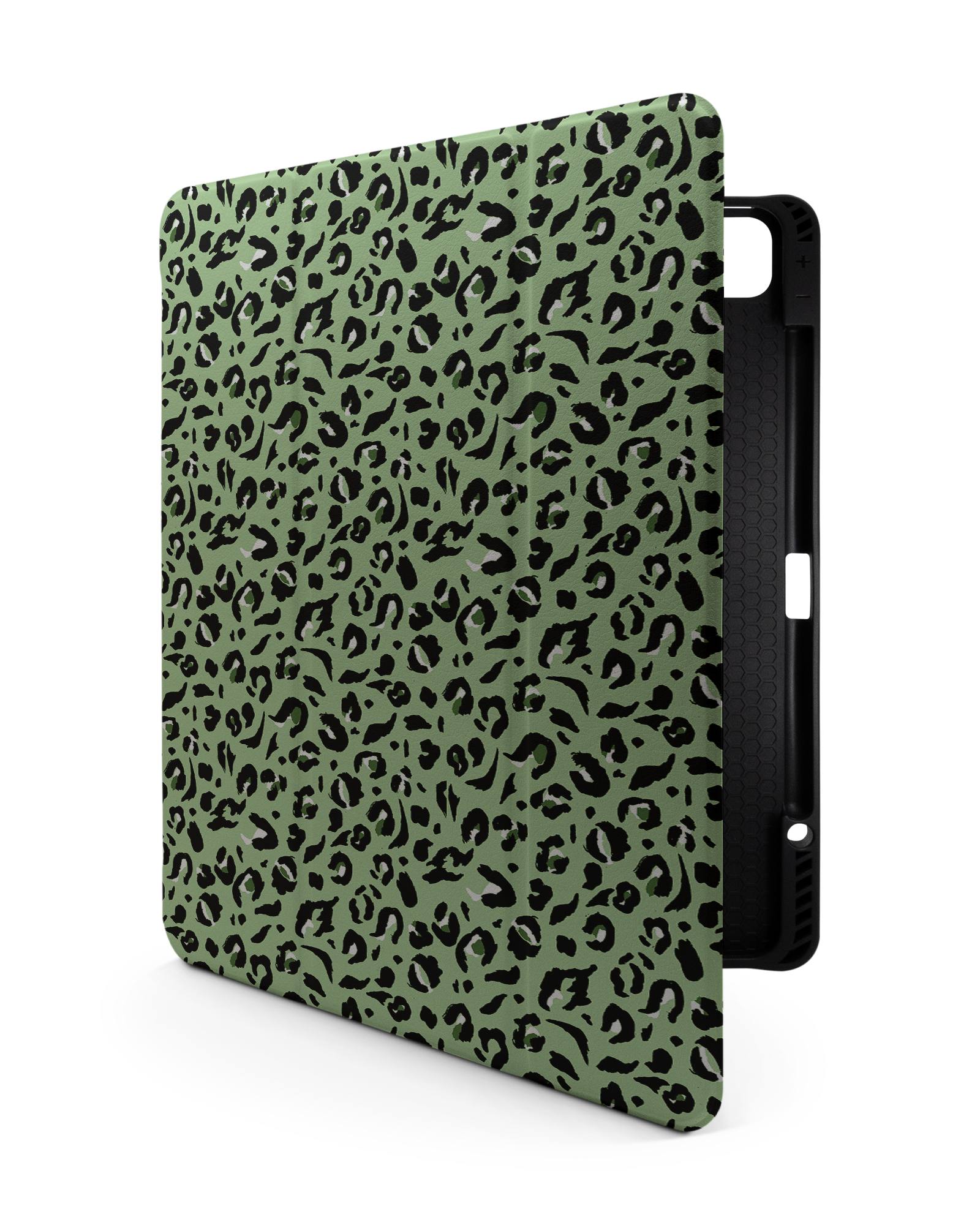 Mint Leopard iPad Case with Pencil Holder Apple iPad Pro (12.9