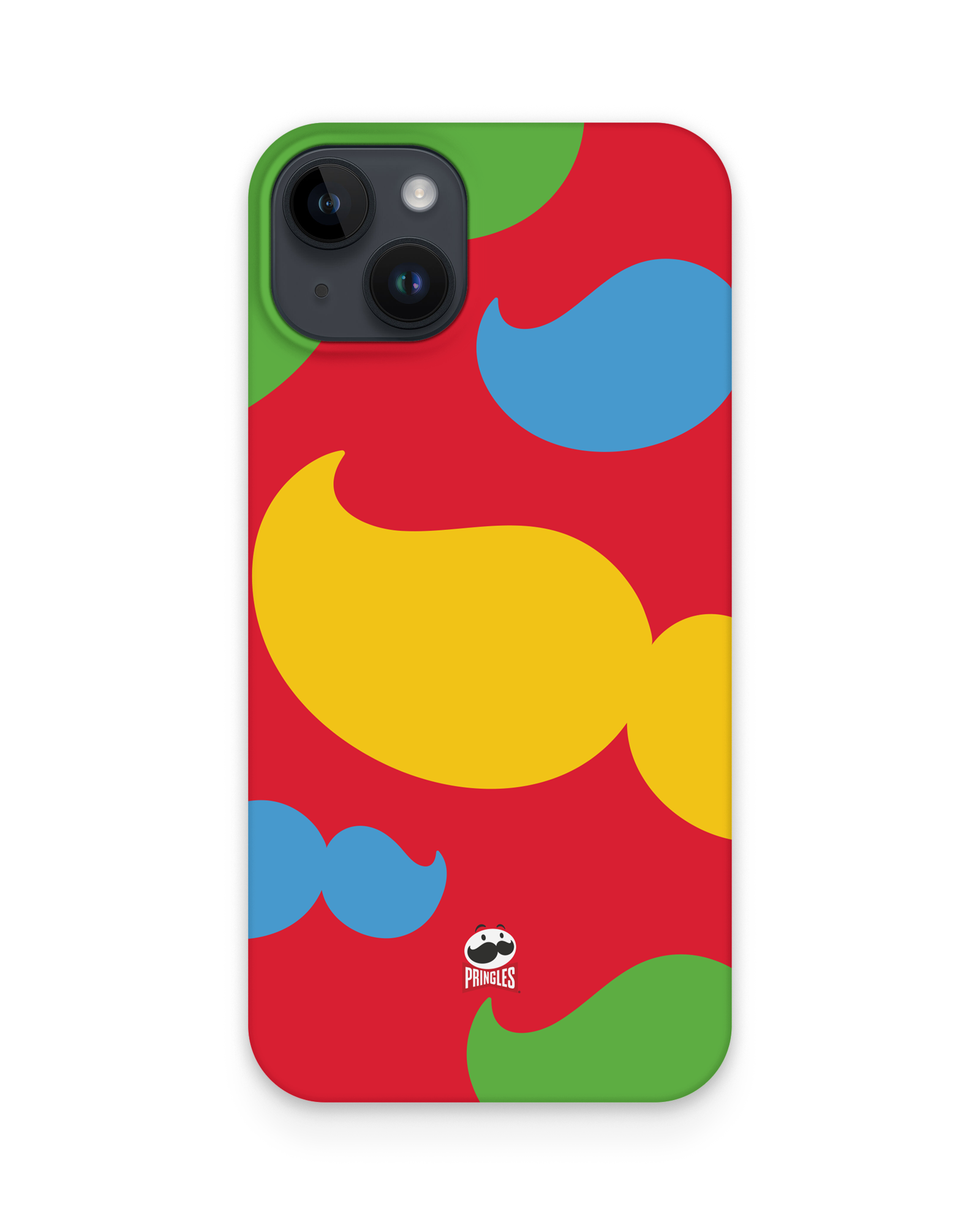 Pringles Moustache Hard Shell Phone Case Apple iPhone 14 Plus