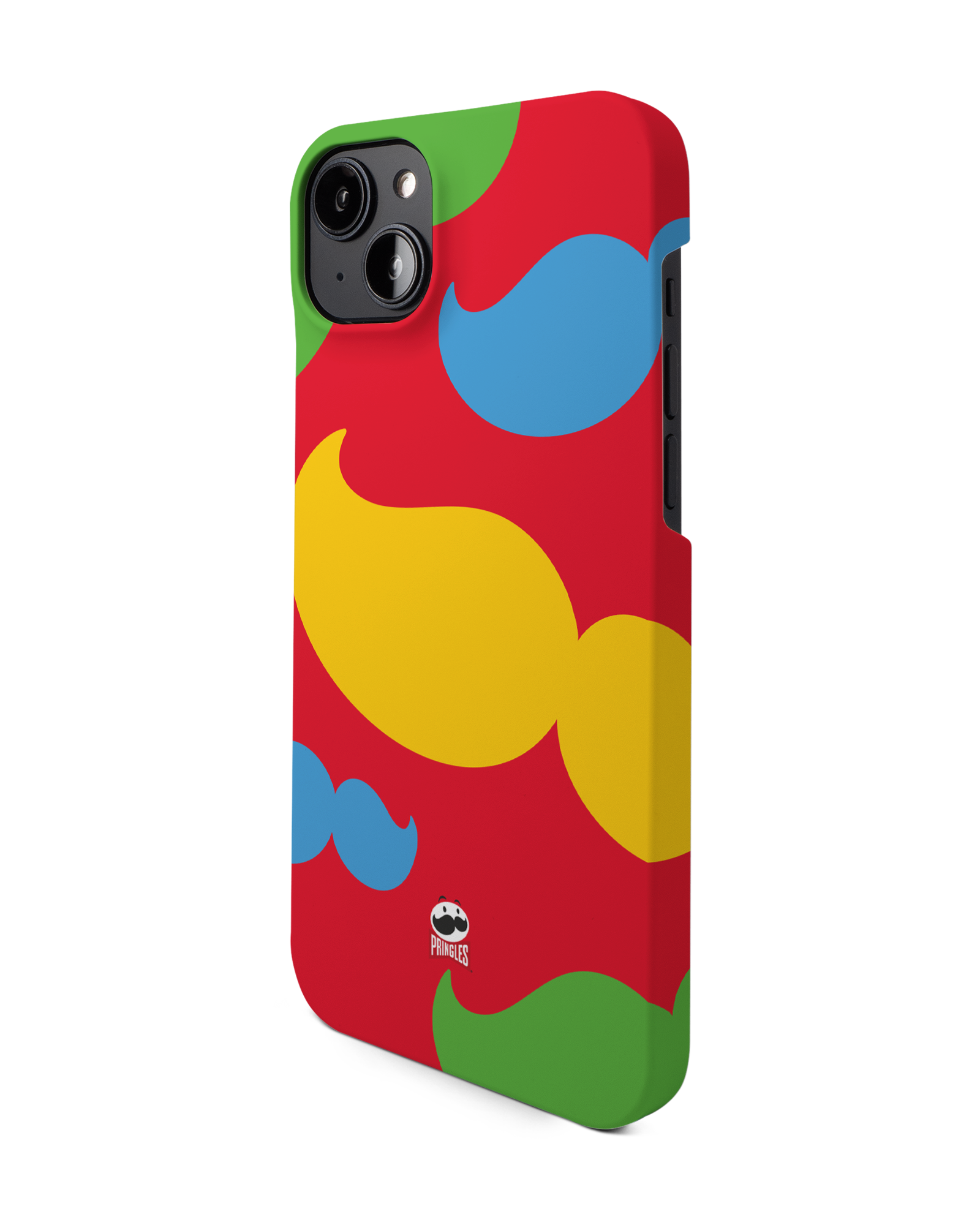 Pringles Moustache Hard Shell Phone Case Apple iPhone 14 Plus