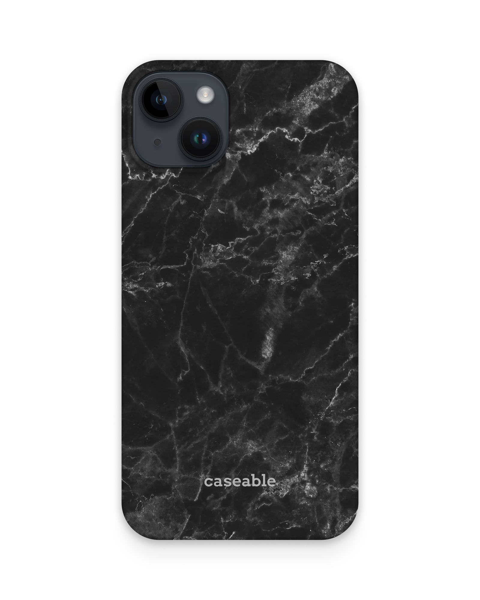 Midnight Marble Hard Shell Phone Case Apple iPhone 14 Plus