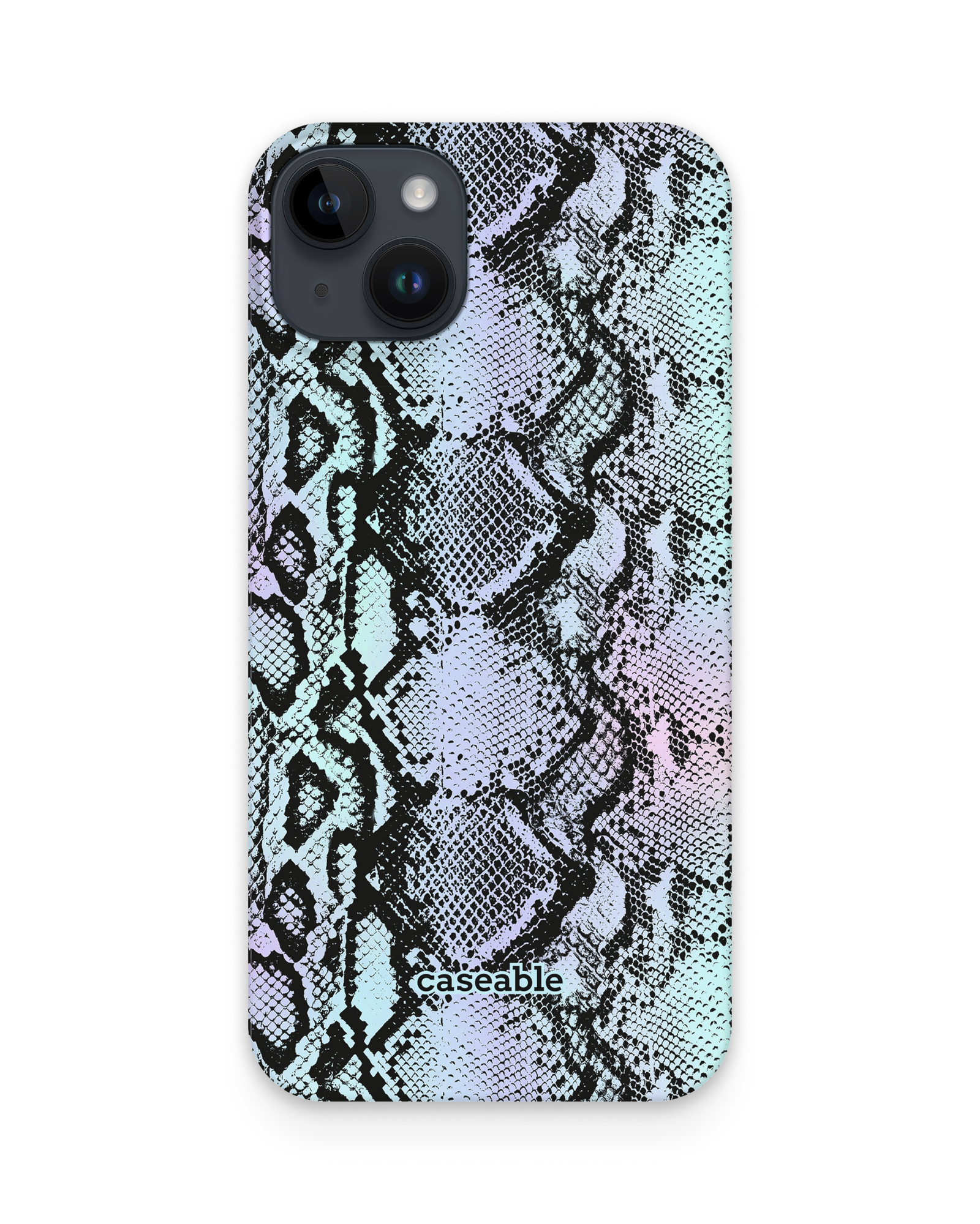 Groovy Snakeskin Hard Shell Phone Case Apple iphone 15 Plus