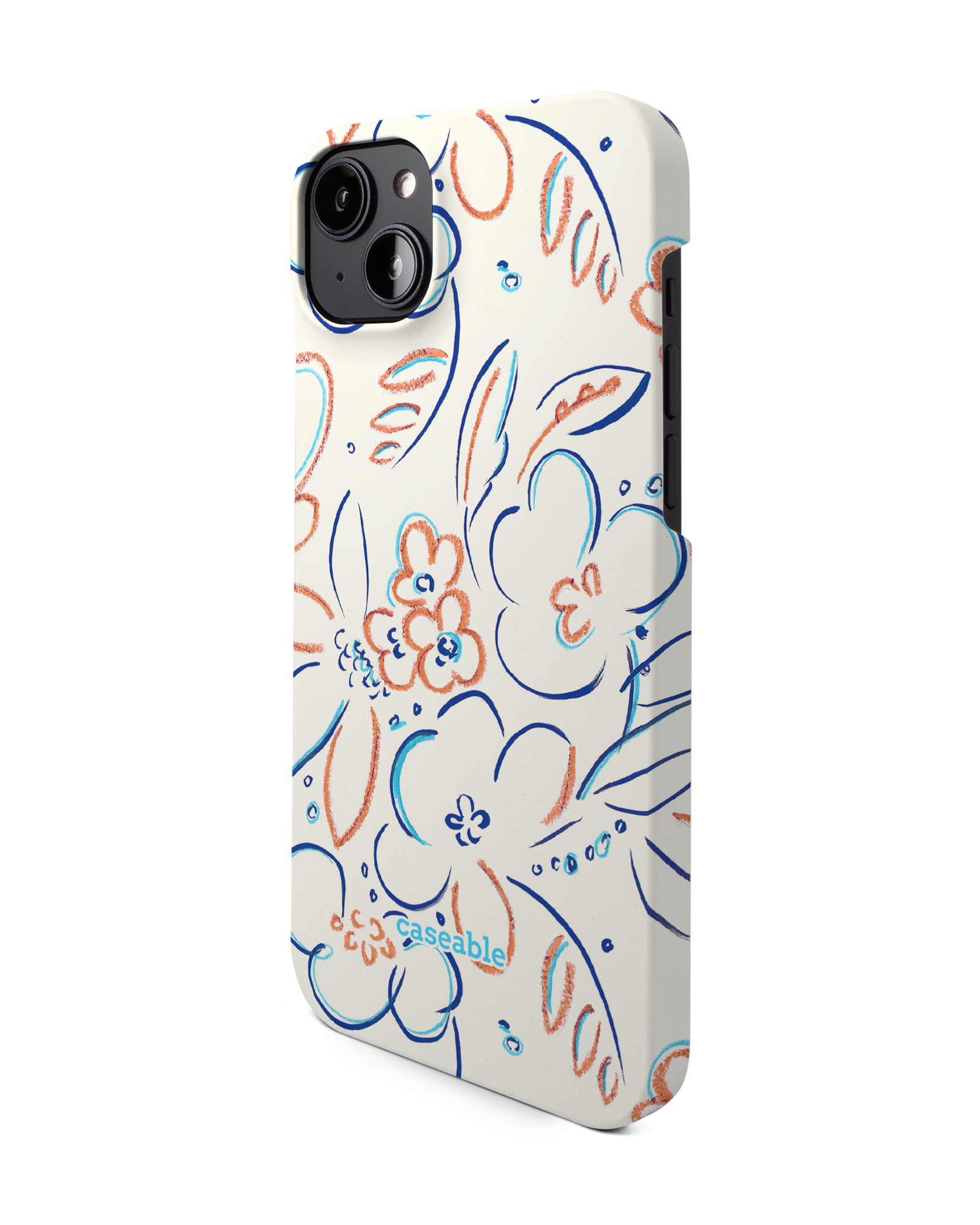 Bloom Doodles Hard Shell Phone Case Apple iPhone 14 Plus