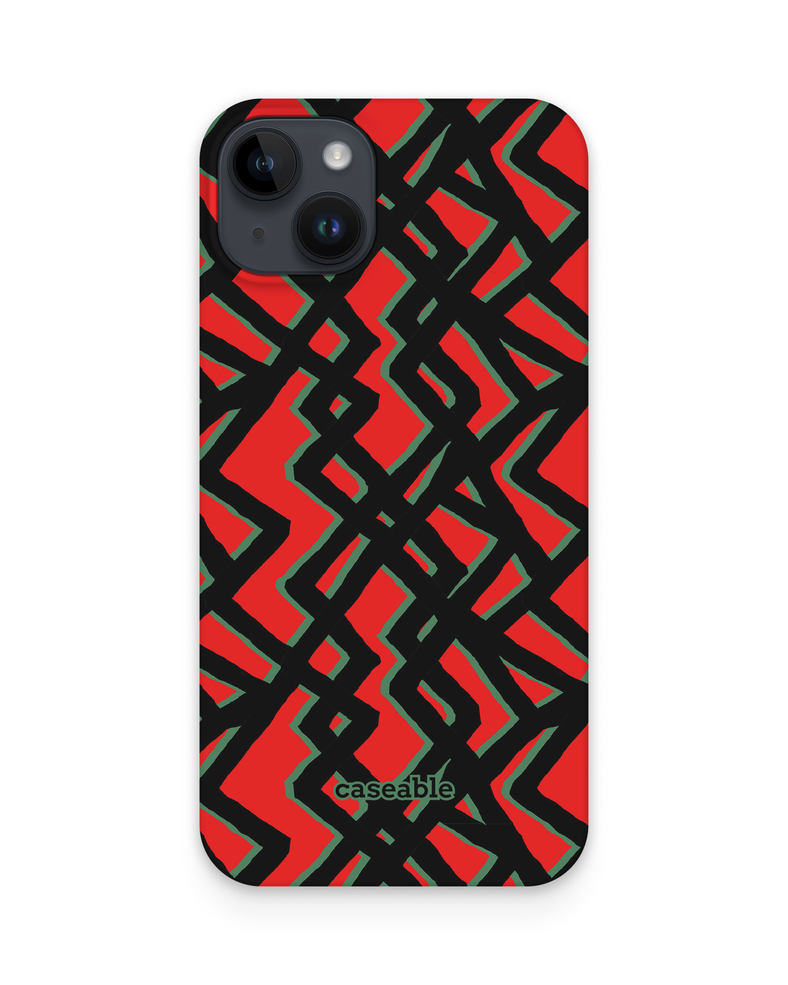 Fences Pattern Hard Shell Phone Case Apple iPhone 14 Plus