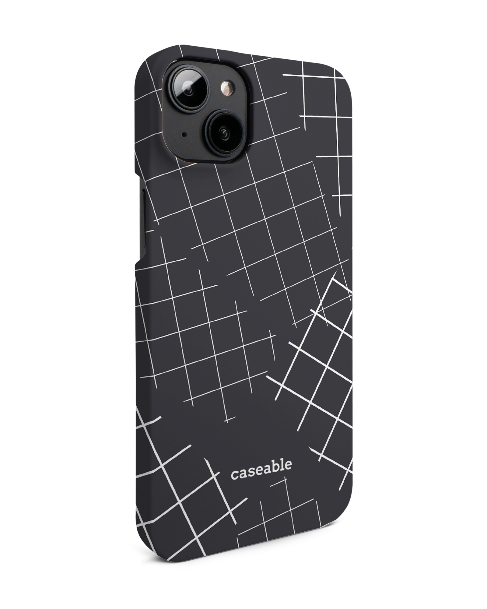 Grids Hard Shell Phone Case Apple iPhone 14 Plus