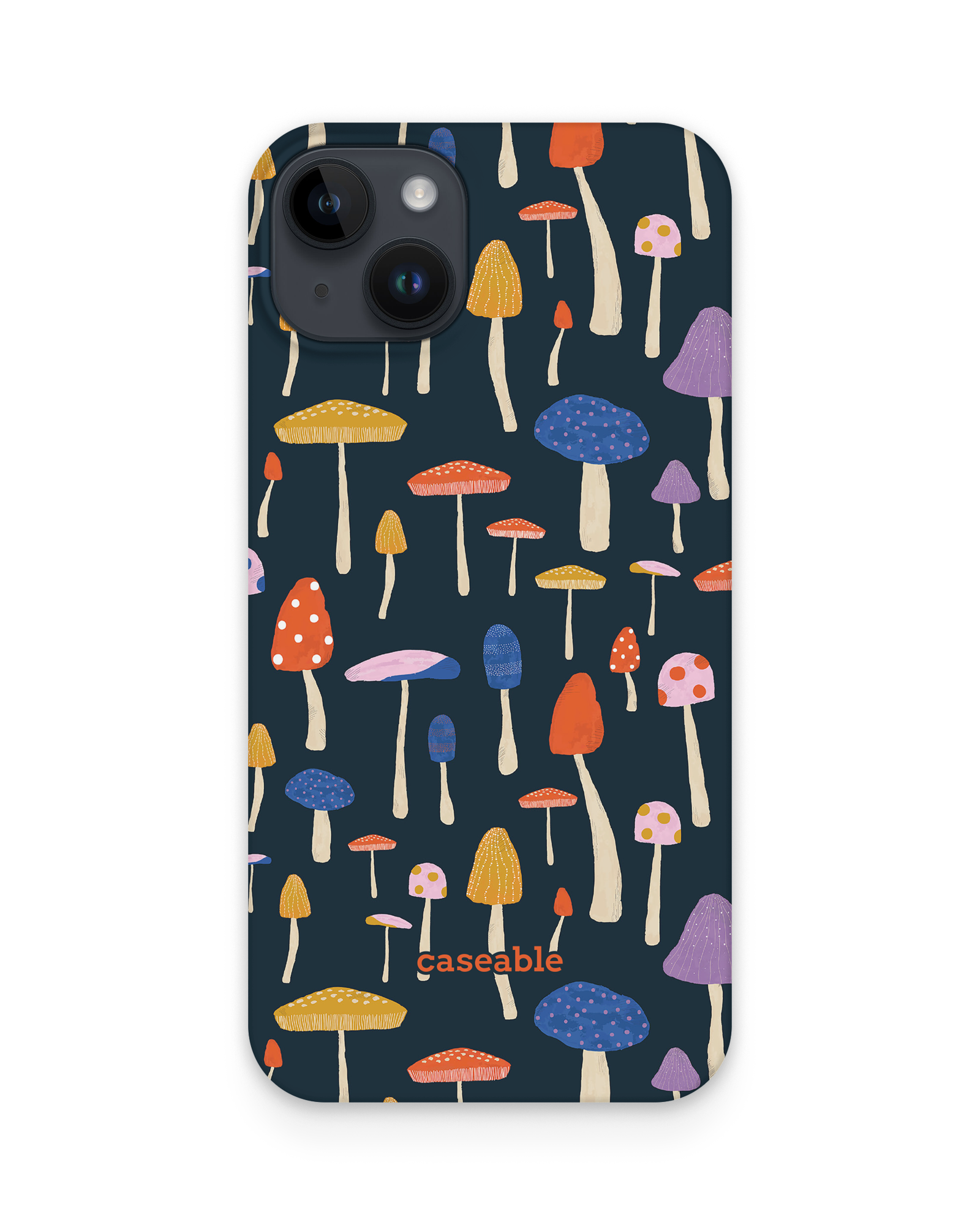 Mushroom Delights Hard Shell Phone Case Apple iPhone 14 Plus