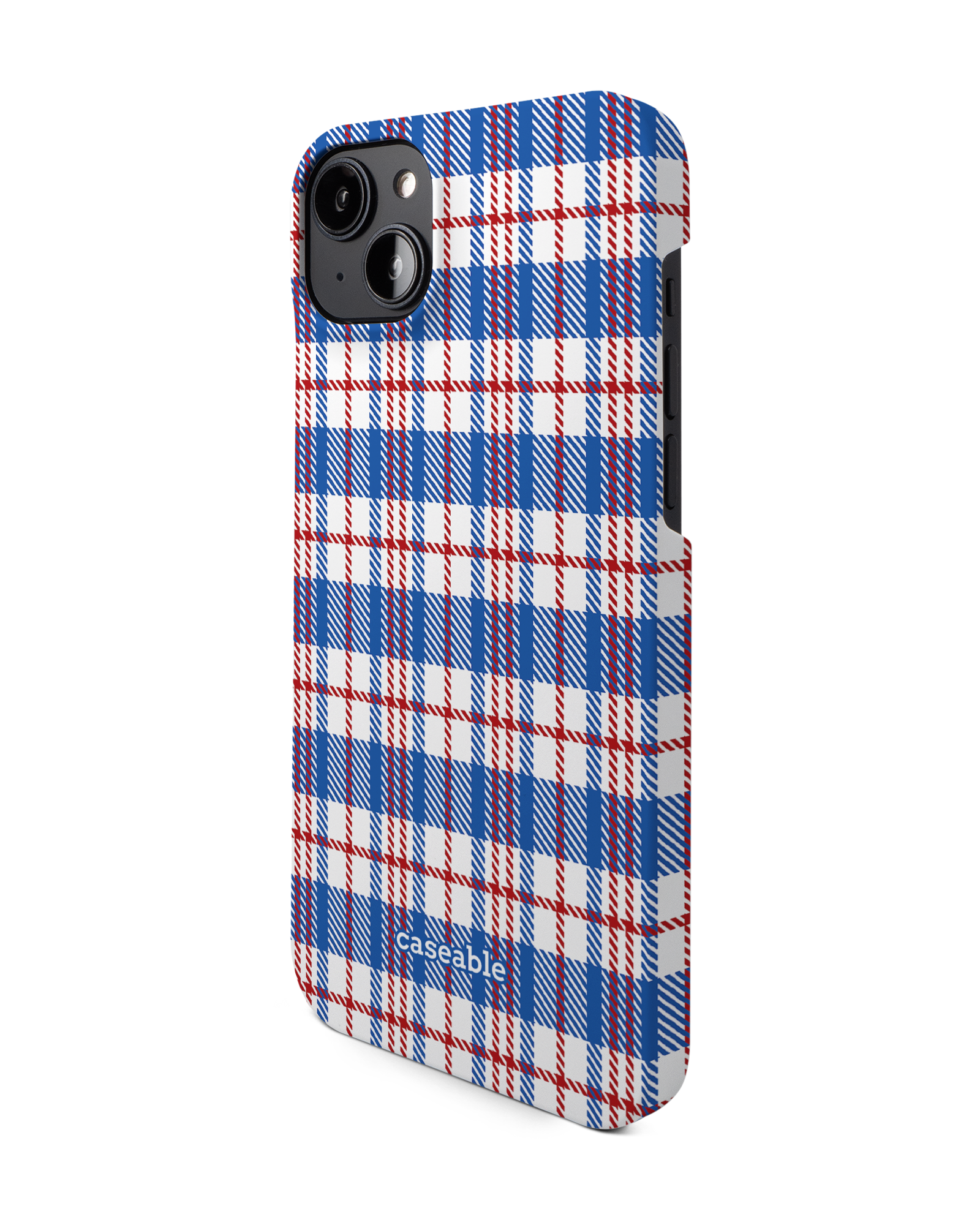 Plaid Market Bag Hard Shell Phone Case Apple iPhone 14 Plus