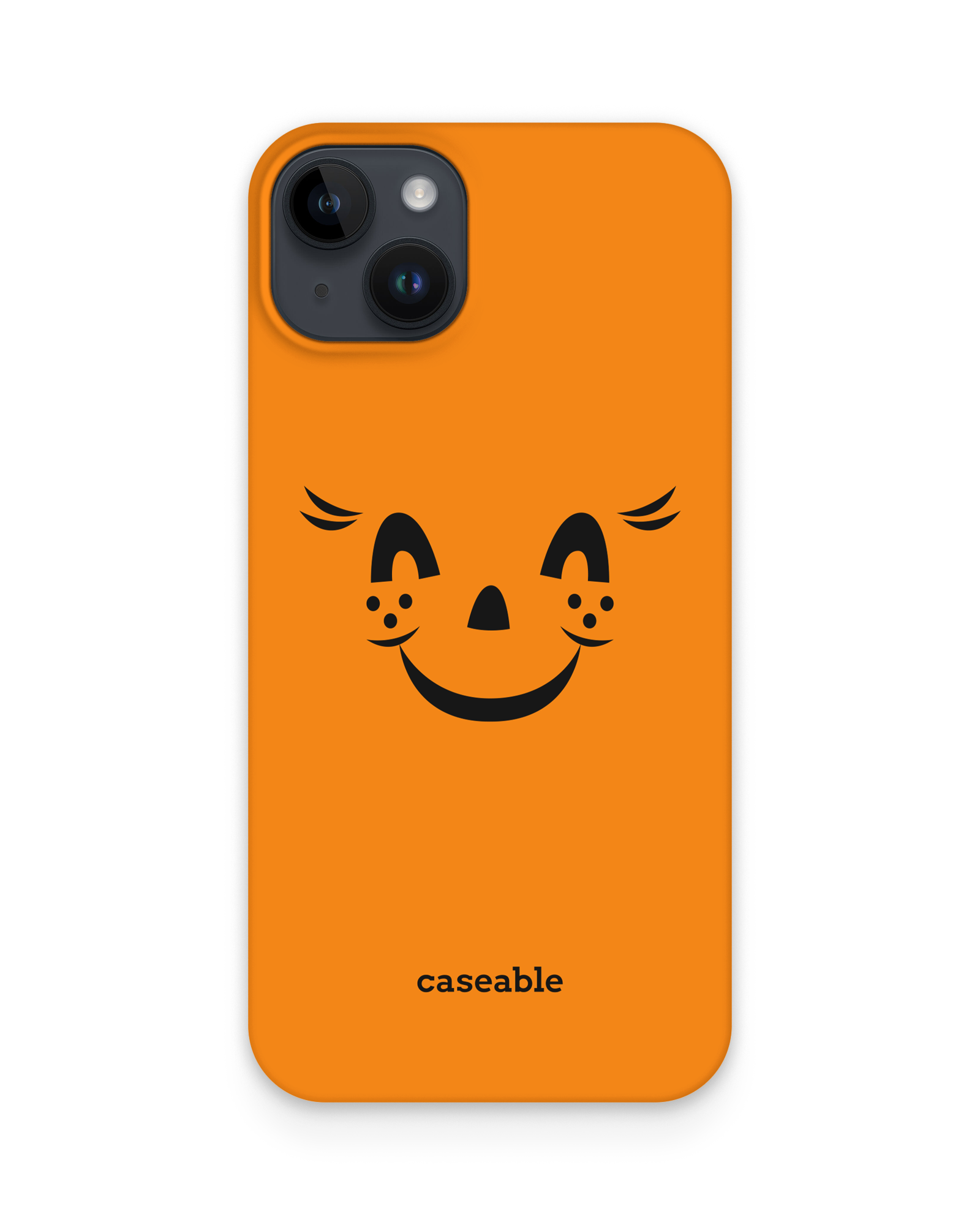 Pumpkin Smiles Hard Shell Phone Case Apple iphone 15 Plus