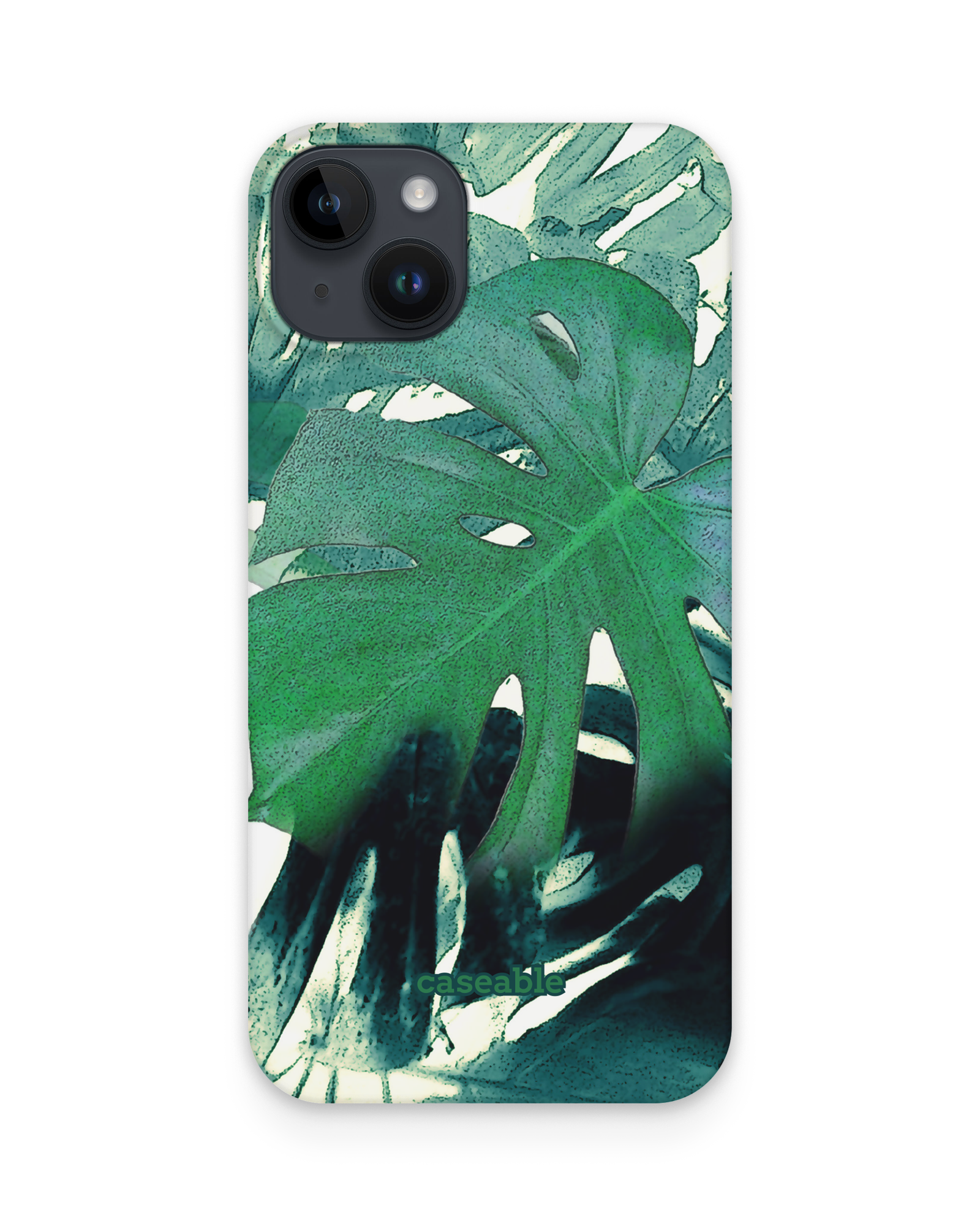 Saturated Plants Hard Shell Phone Case Apple iphone 15 Plus