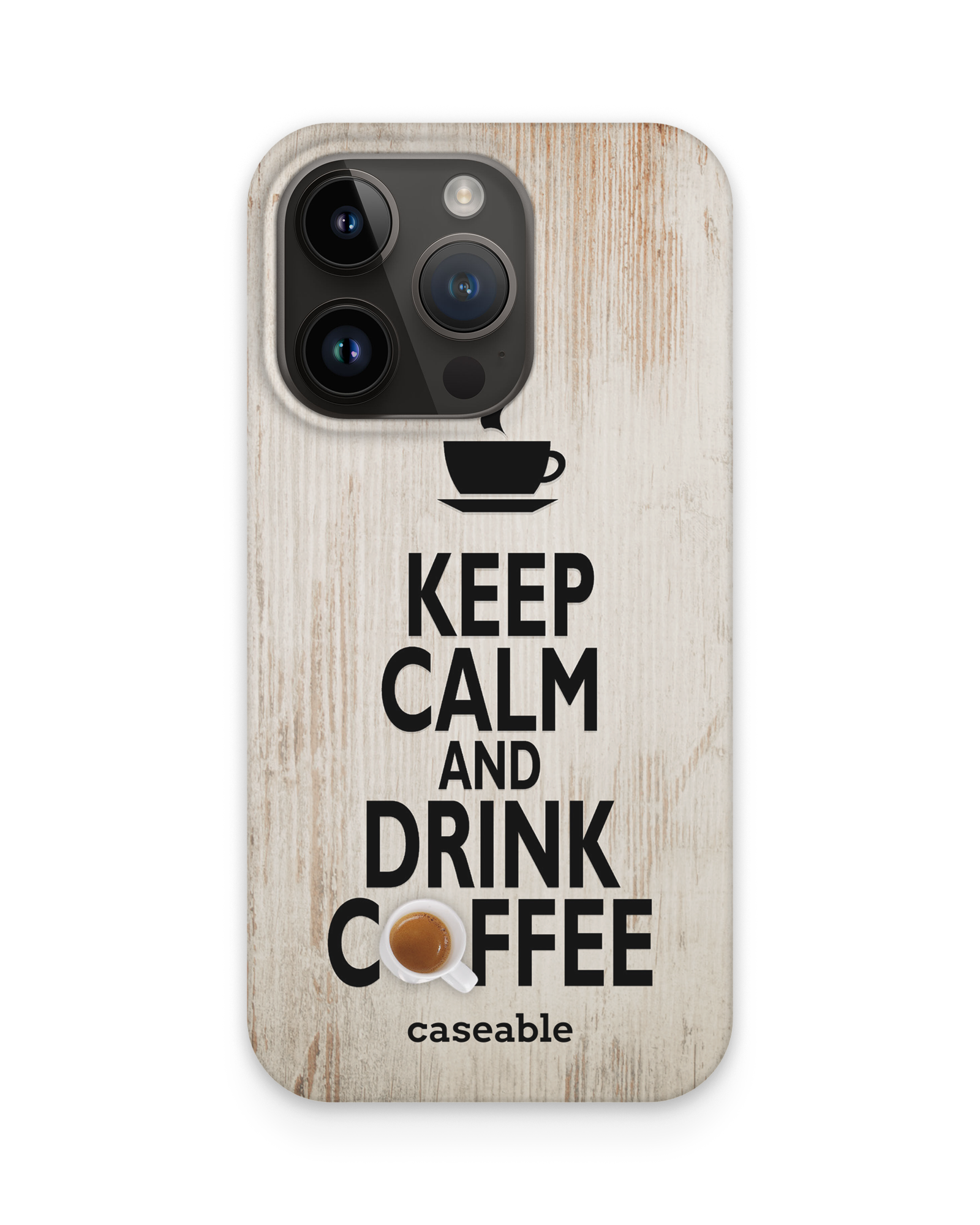 Drink Coffee Hard Shell Phone Case Apple iPhone 15 Pro