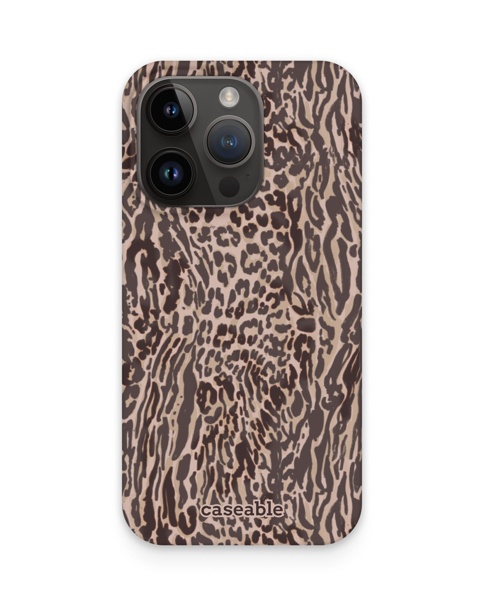 Animal Skin Tough Love Hard Shell Phone Case Apple iPhone 15 Pro