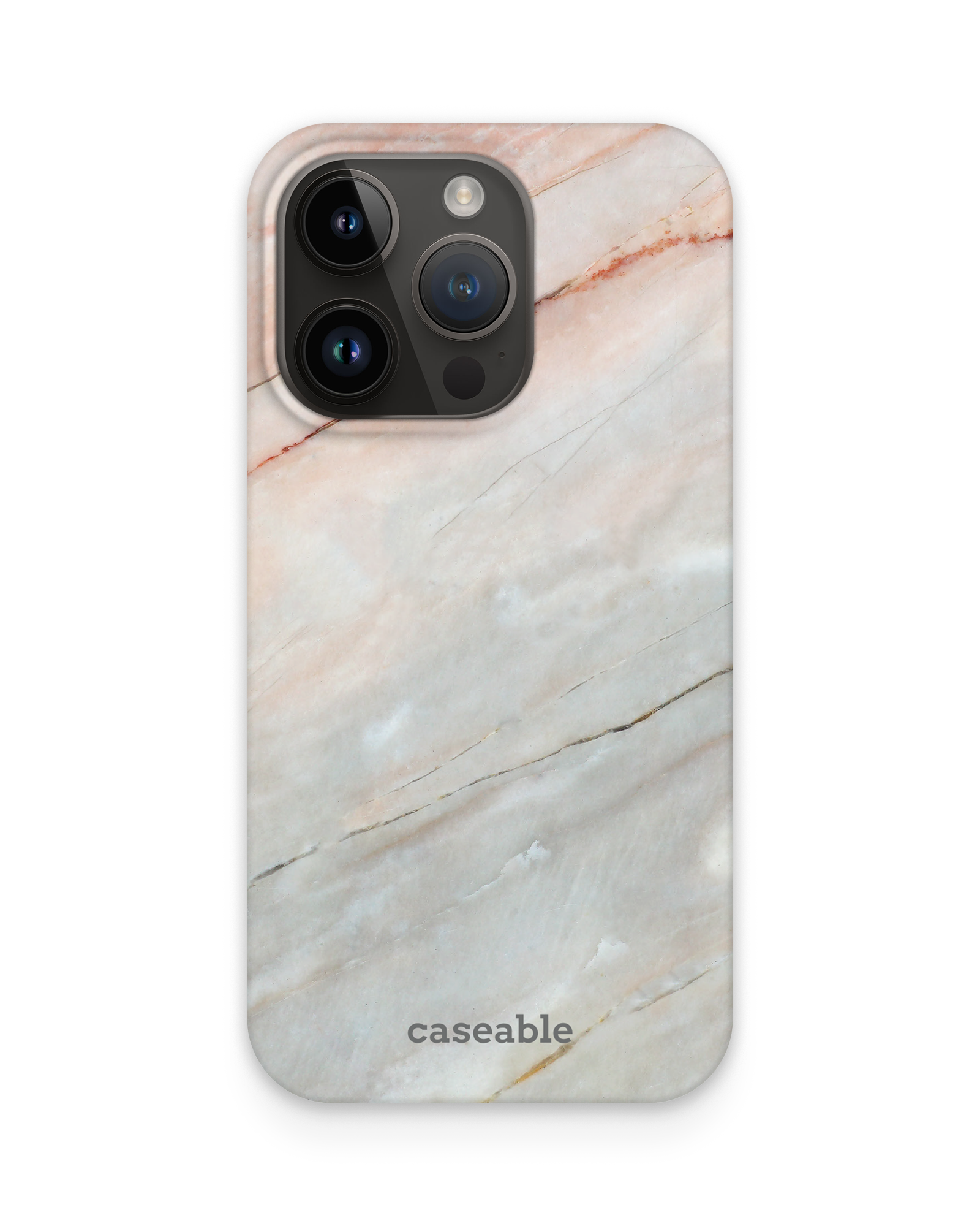 Mother of Pearl Marble Hard Shell Phone Case Apple iPhone 14 Pro