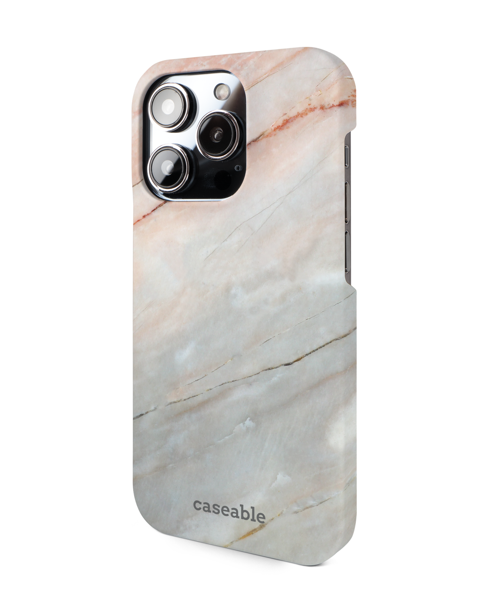 Mother of Pearl Marble Hard Shell Phone Case Apple iPhone 14 Pro