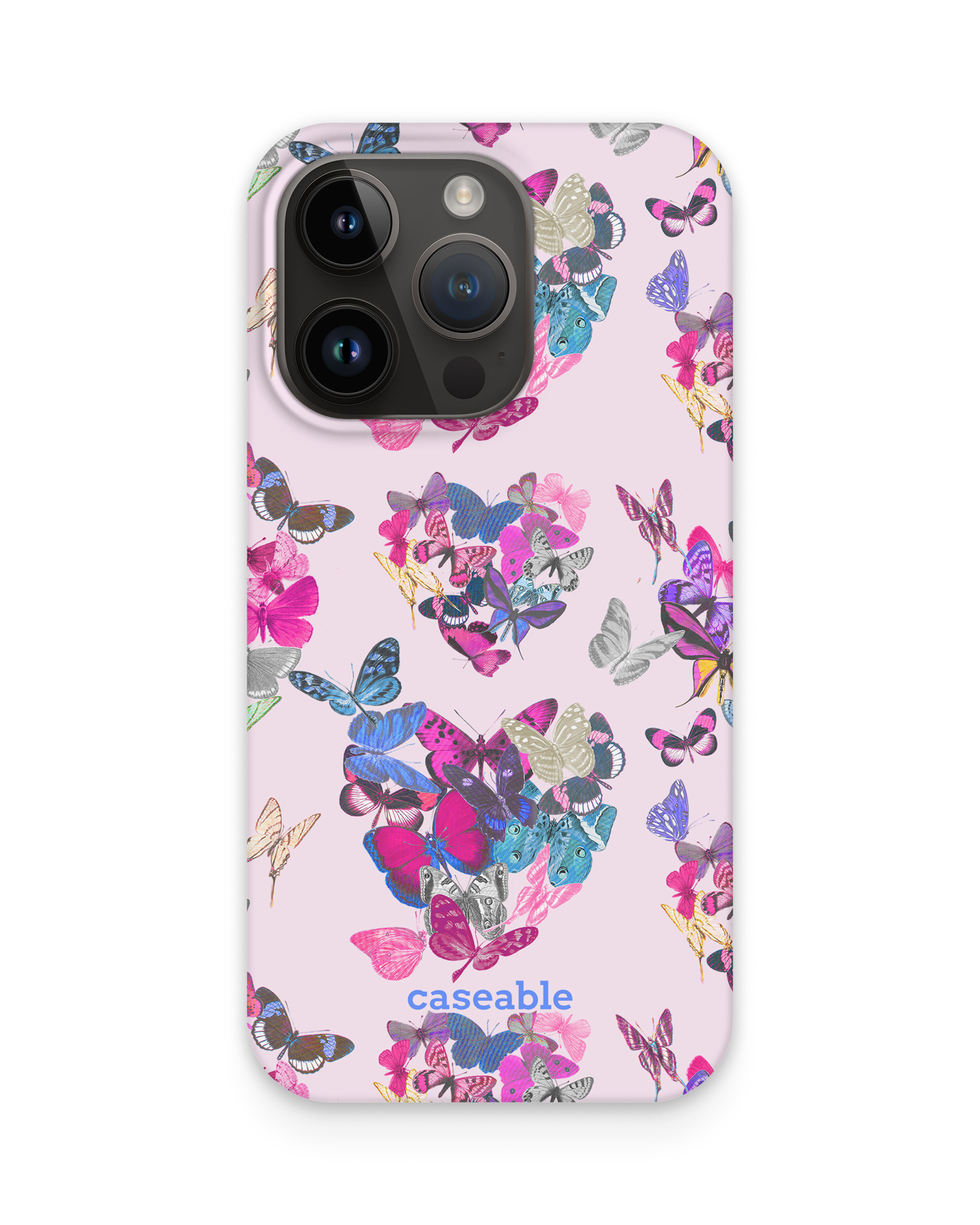 Butterfly Love Hard Shell Phone Case Apple iPhone 15 Pro