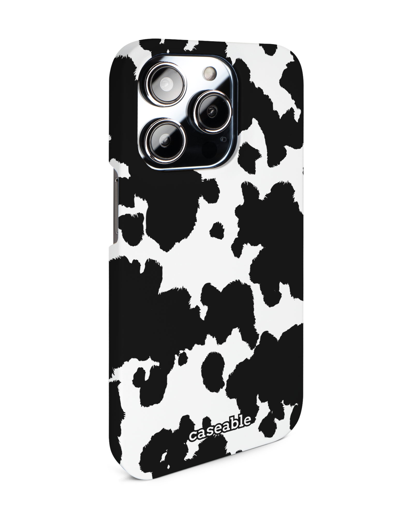 Cow Print Hard Shell Phone Case Apple iPhone 14 Pro