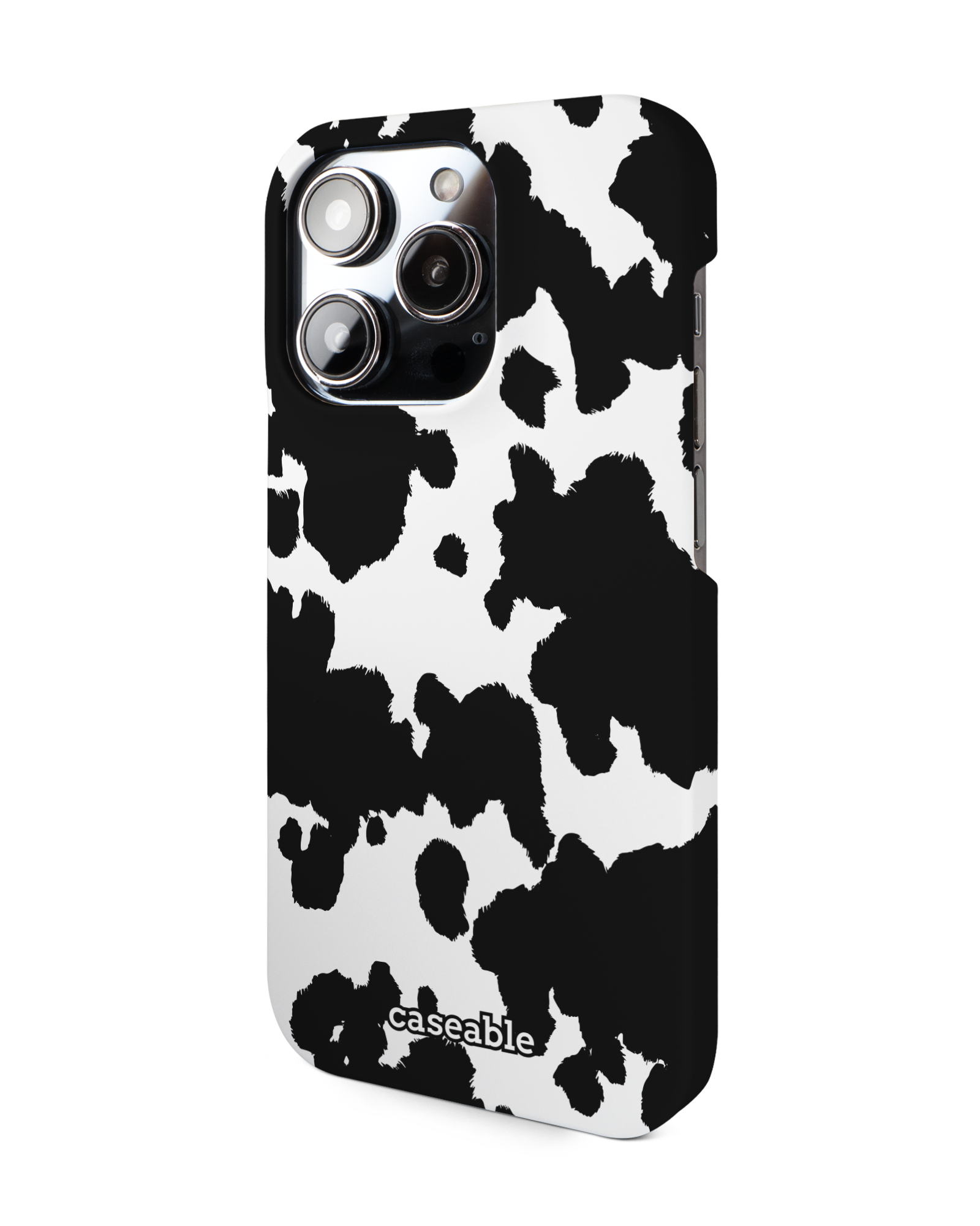 Cow Print Hard Shell Phone Case Apple iPhone 14 Pro