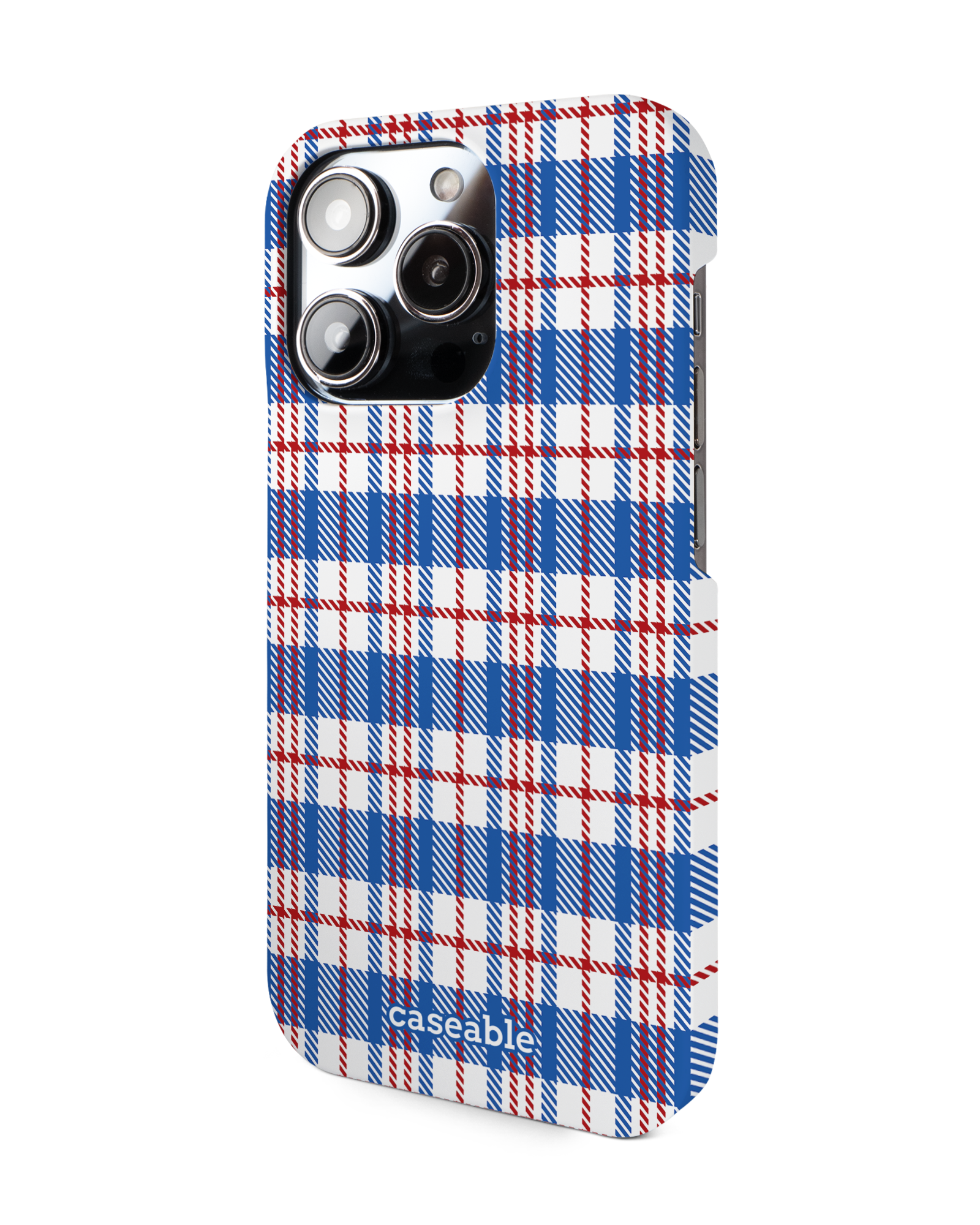 Plaid Market Bag Hard Shell Phone Case Apple iPhone 14 Pro