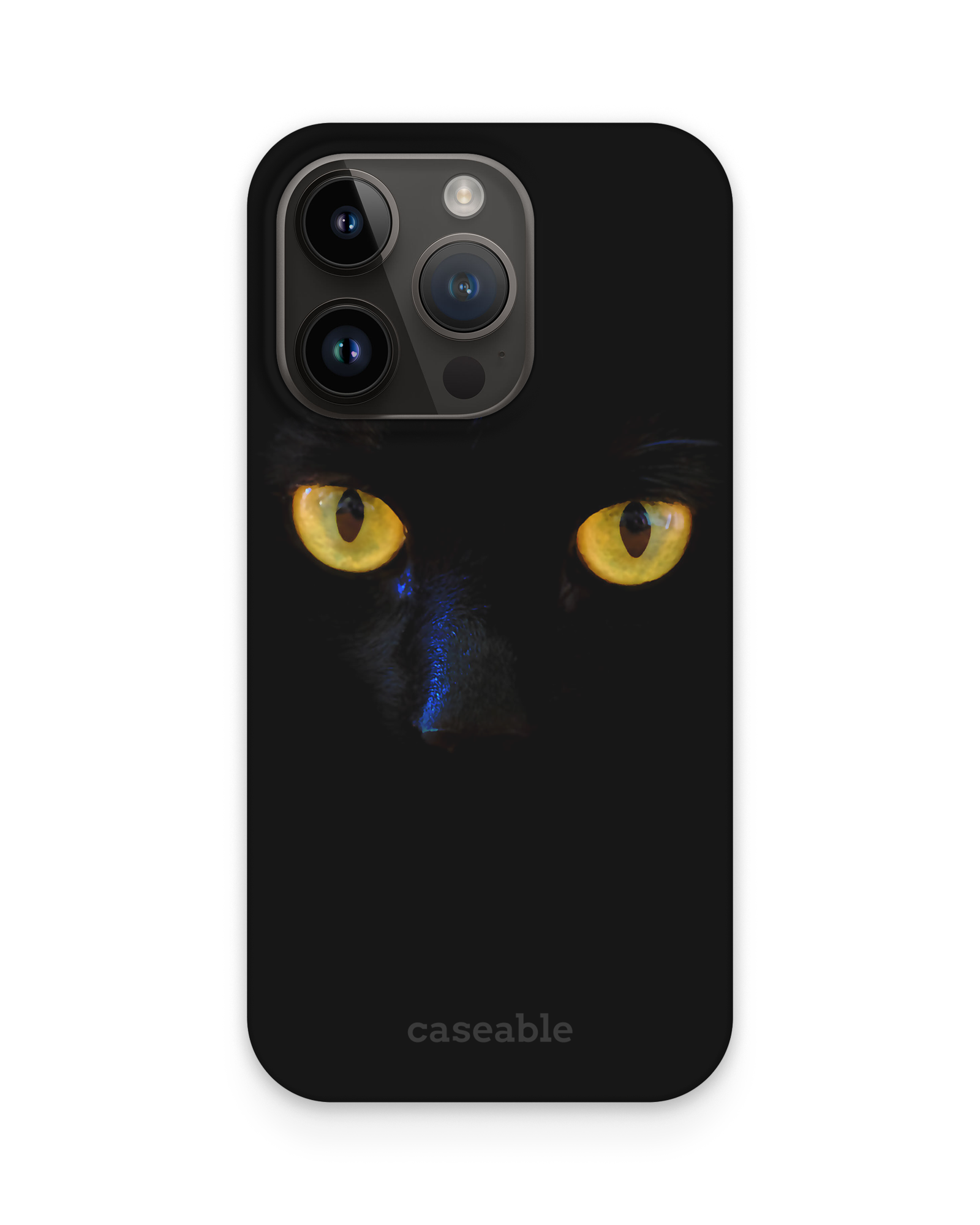 Black Cat Hard Shell Phone Case Apple iPhone 14 Pro