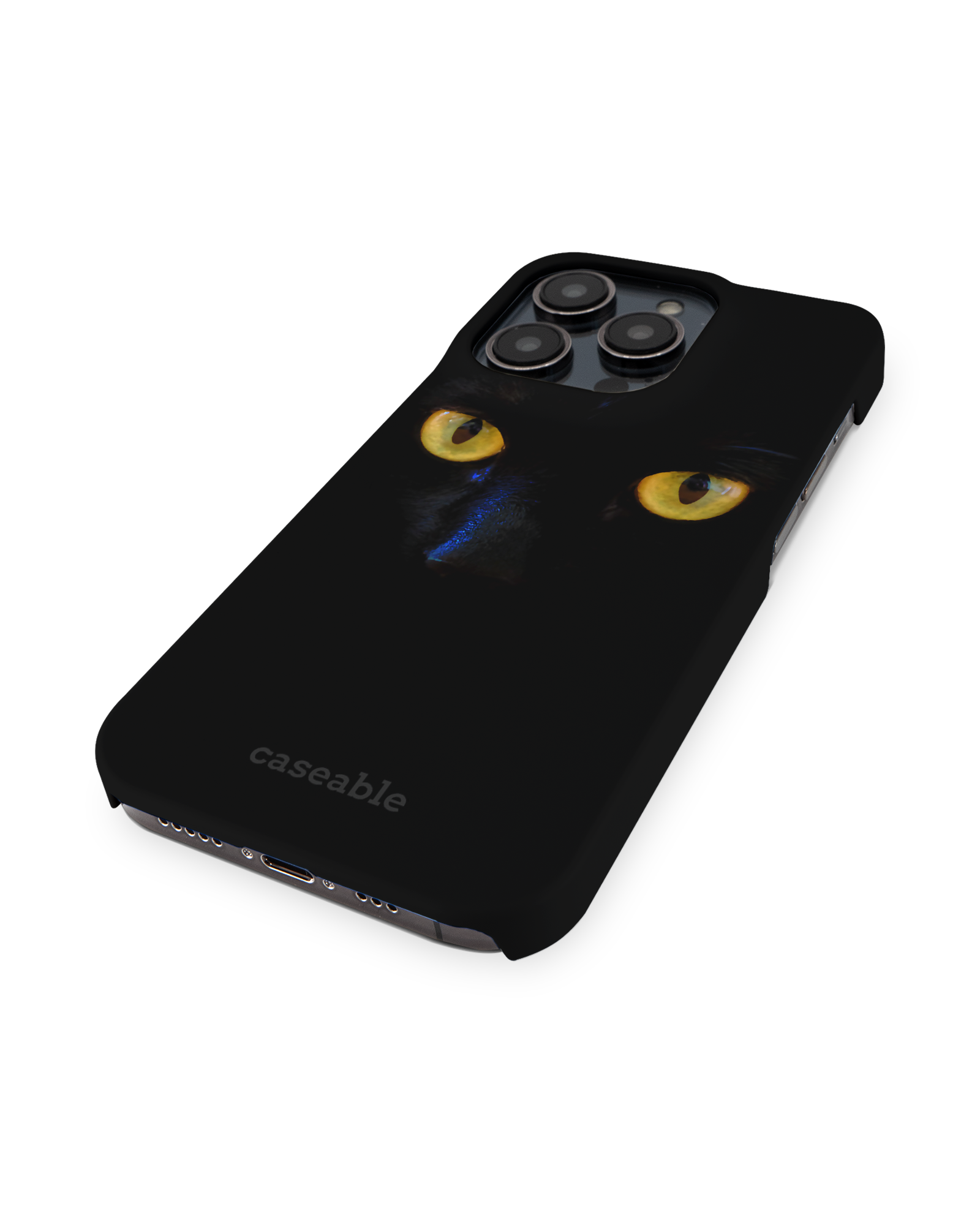 Black Cat Hard Shell Phone Case Apple iPhone 14 Pro