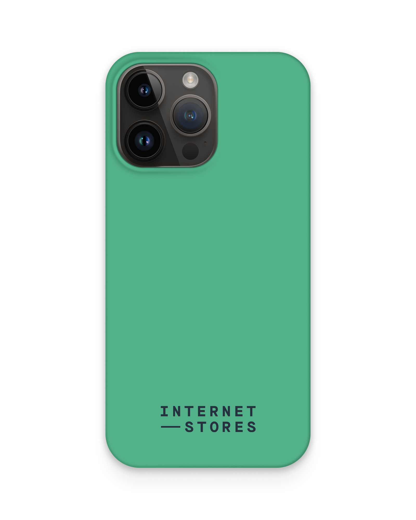 ISG Neon Green Hard Shell Phone Case Apple iPhone 15 Pro Max