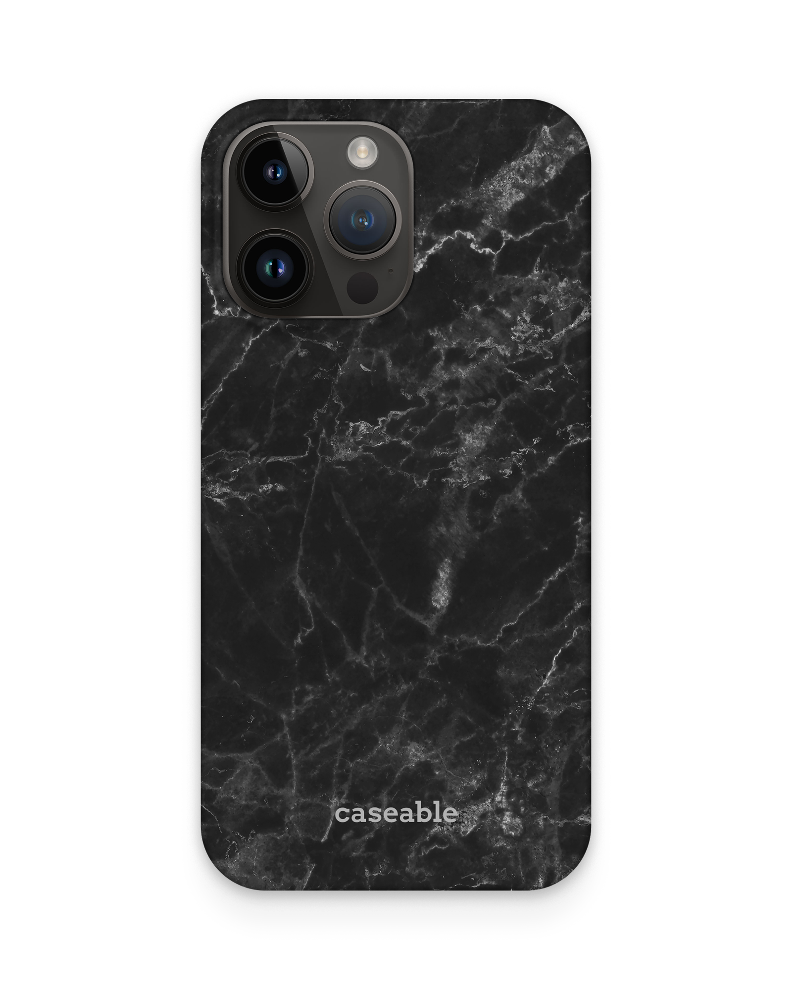Midnight Marble Hard Shell Phone Case Apple iPhone 15 Pro Max