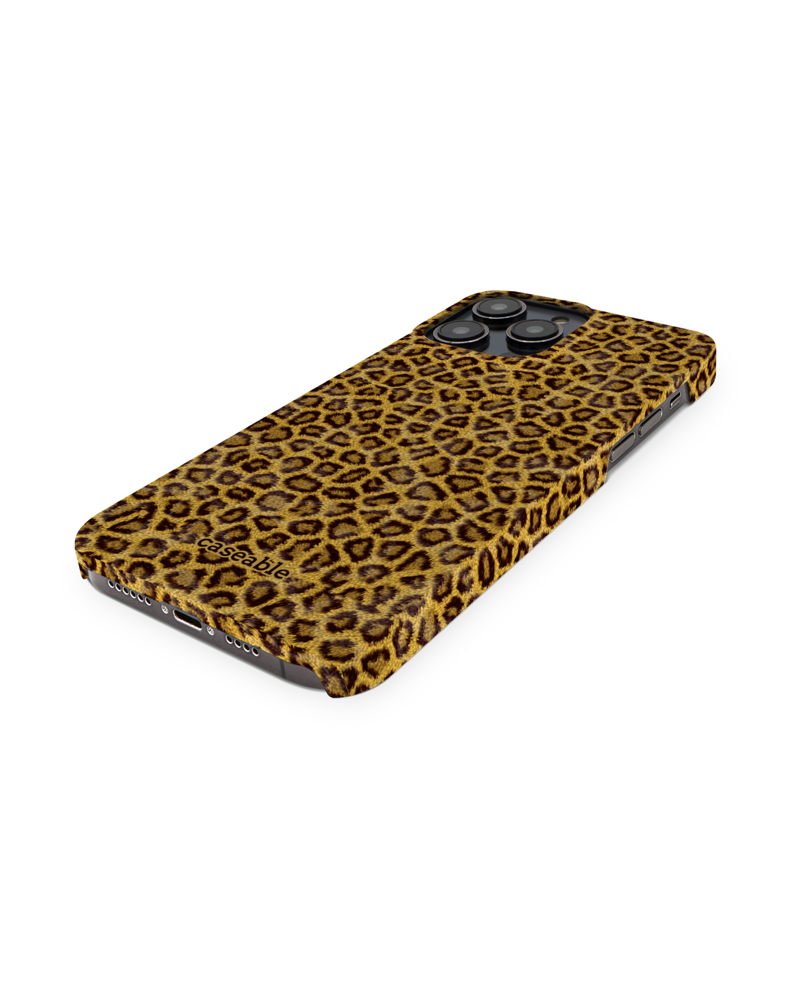 Leopard Skin Hard Shell Phone Case Apple iPhone 14 Pro Max