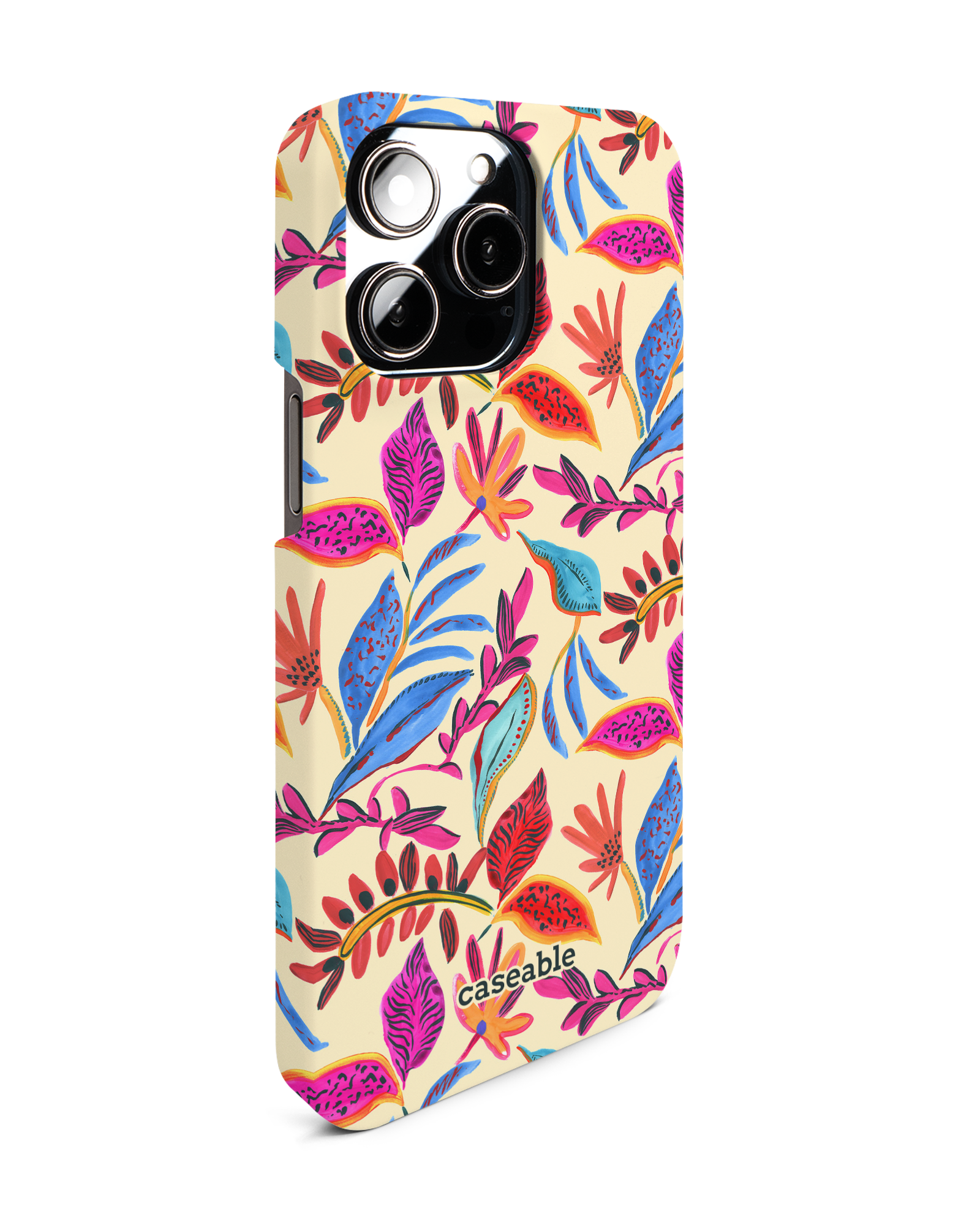 Painterly Spring Leaves Hard Shell Phone Case Apple iPhone 14 Pro Max