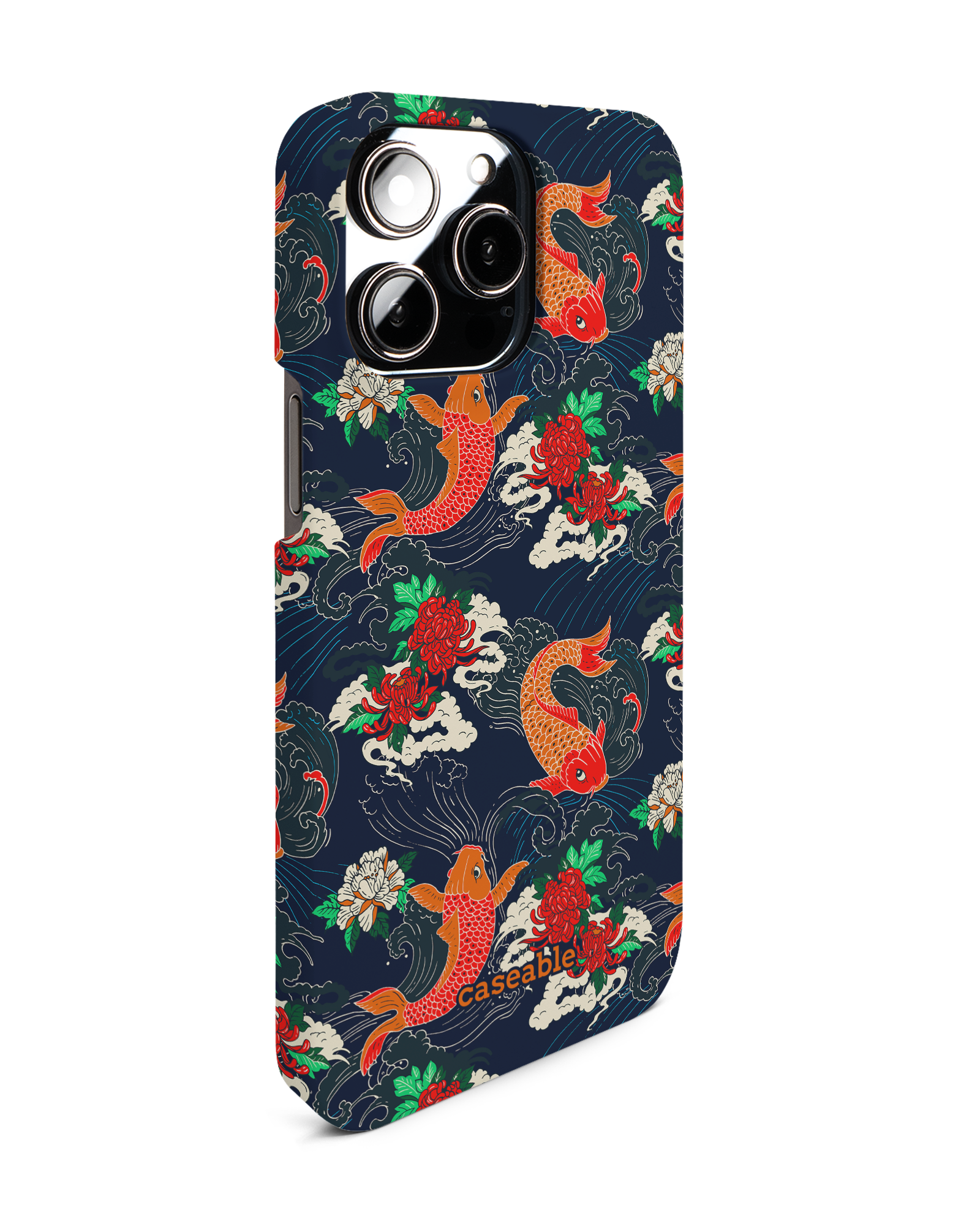 Repeating Koi Hard Shell Phone Case Apple iPhone 14 Pro Max