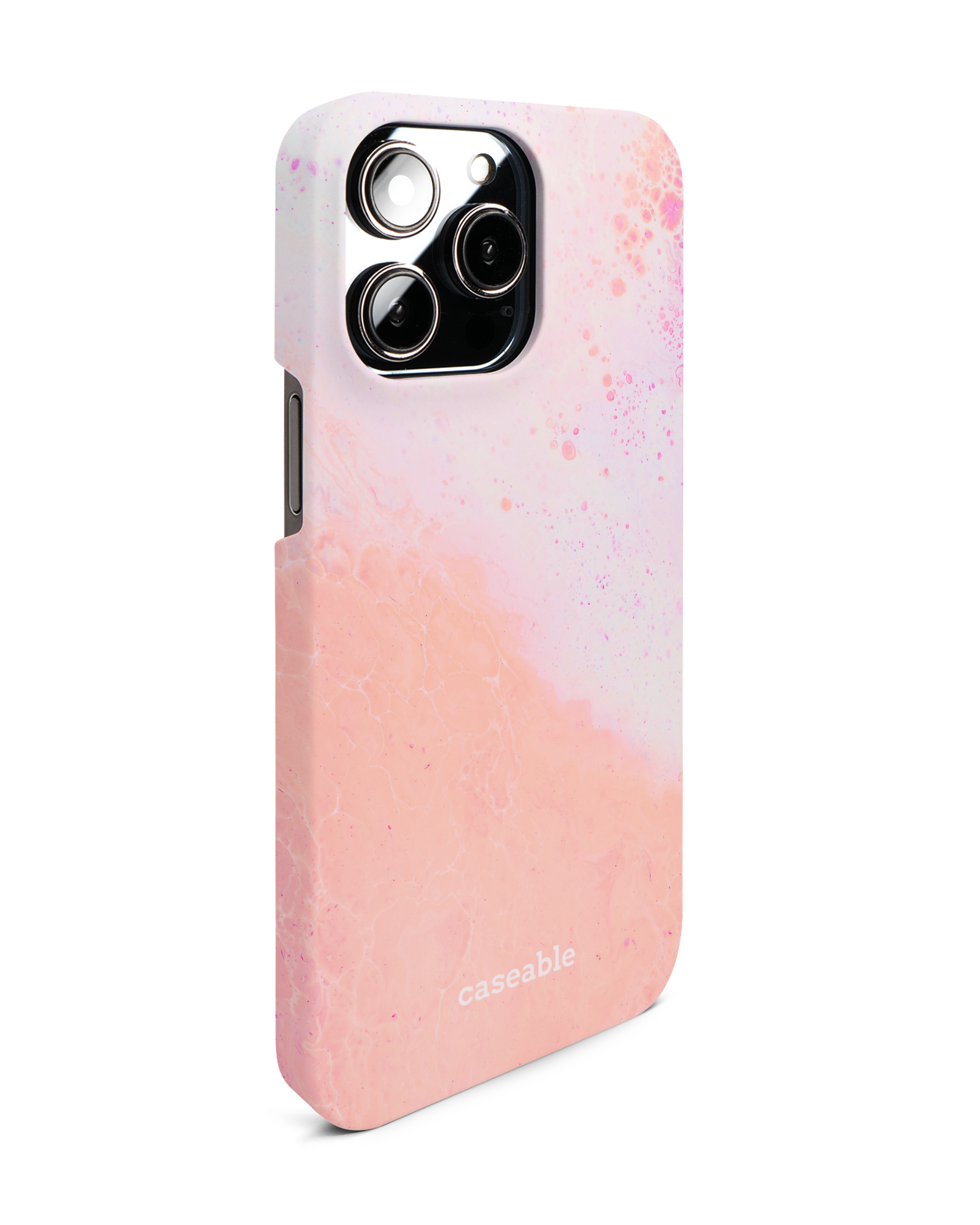 Peaches & Cream Marble Hard Shell Phone Case Apple iPhone 14 Pro Max